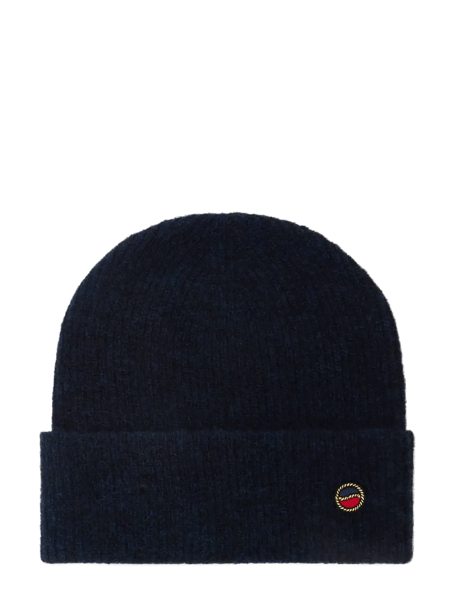 BUSNEL - VIEL beanie - hats & caps - darkblue melange - 0