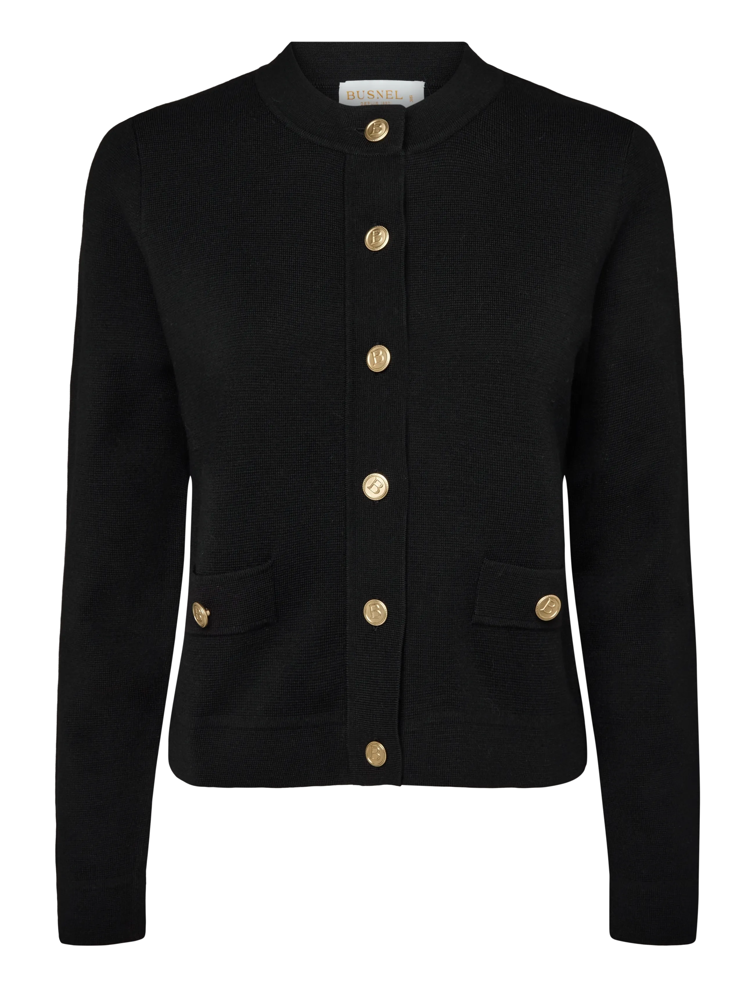 BUSNEL ARIA cardigan - Vardagsstil - BLACK / black