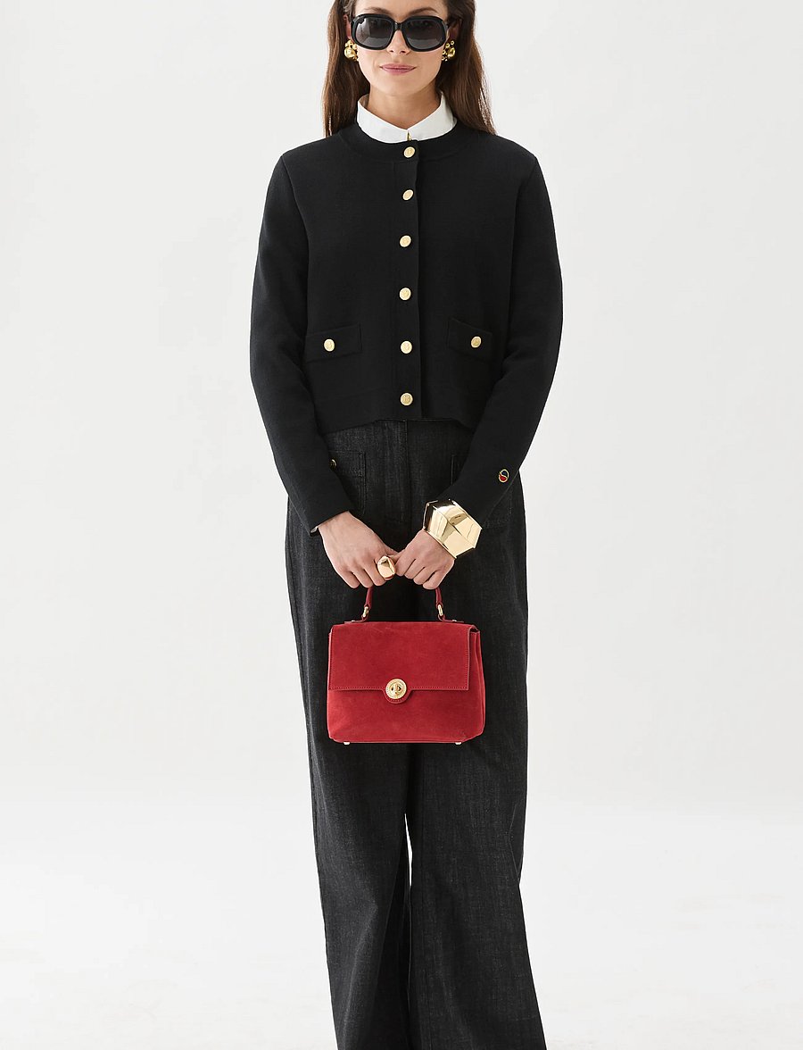 BUSNEL - ARIA cardigan - koftor - black - 0