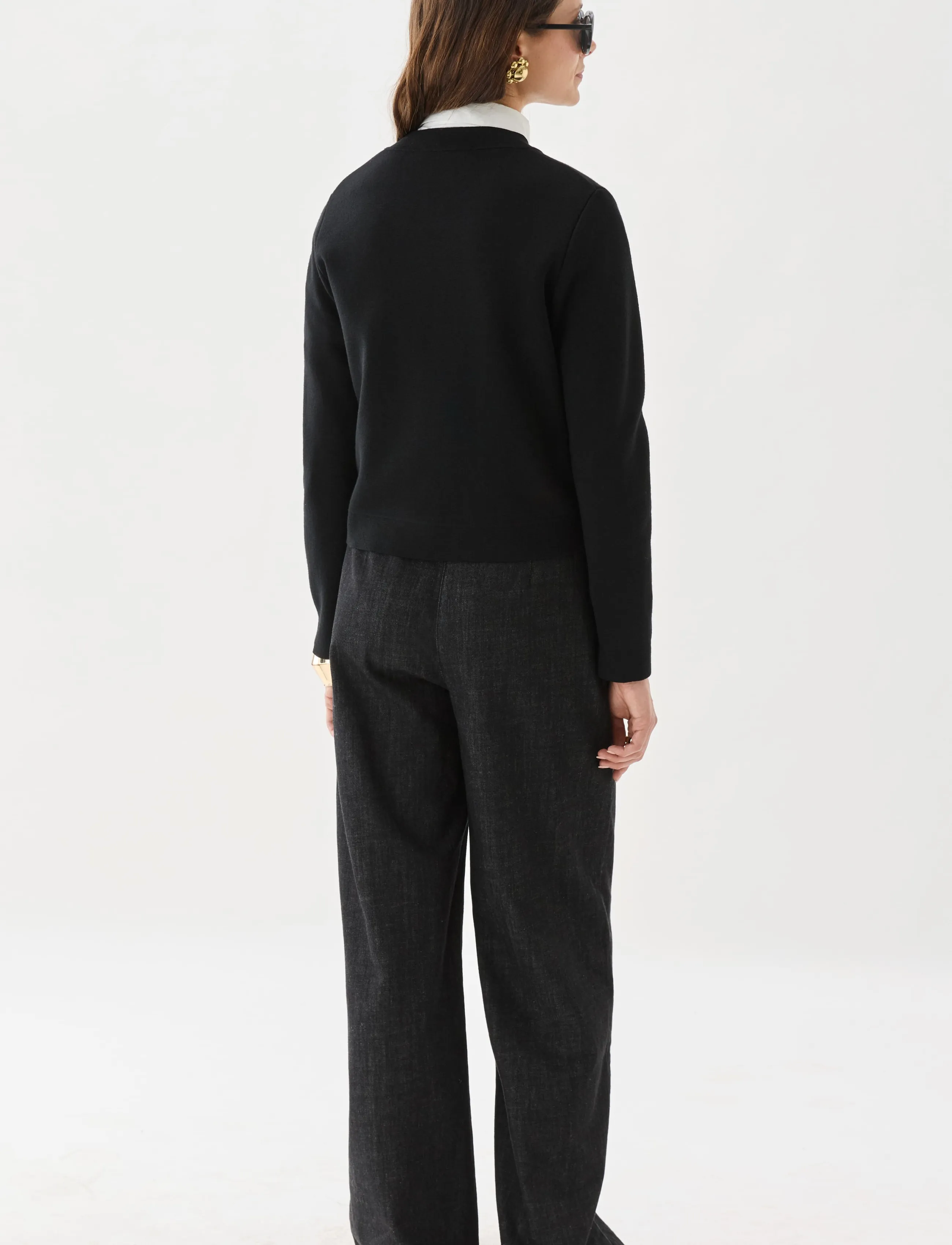 BUSNEL - ARIA cardigan - koftor - black - 3