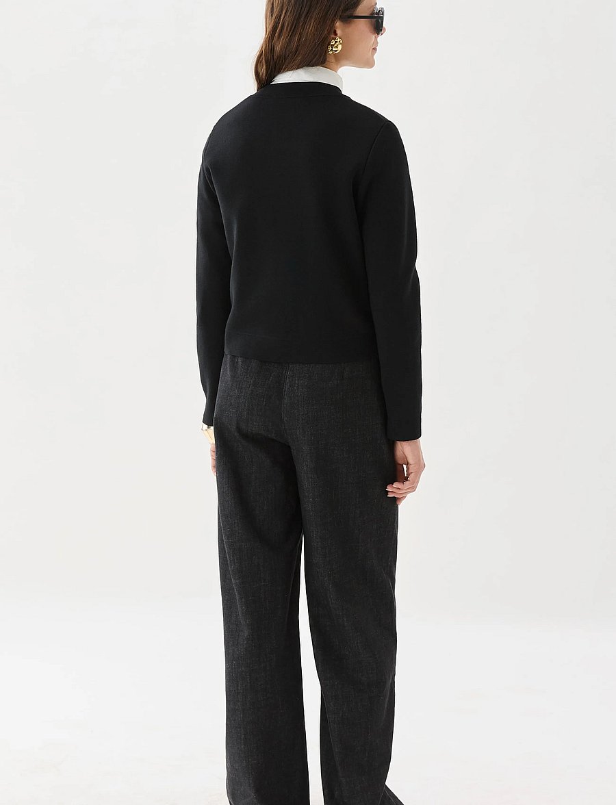 BUSNEL - ARIA cardigan - koftor - black - 3