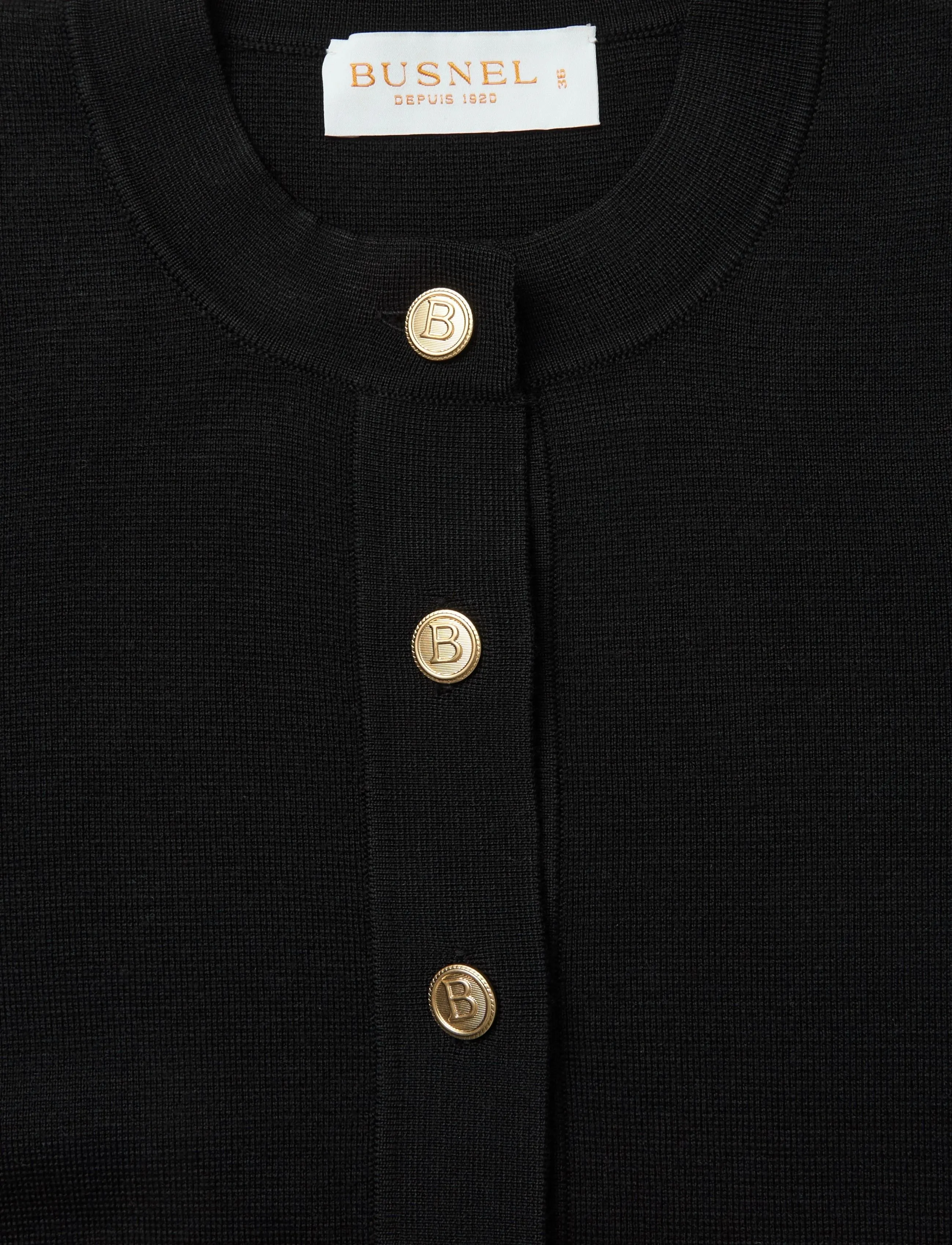 BUSNEL - ARIA cardigan - koftor - black - 4