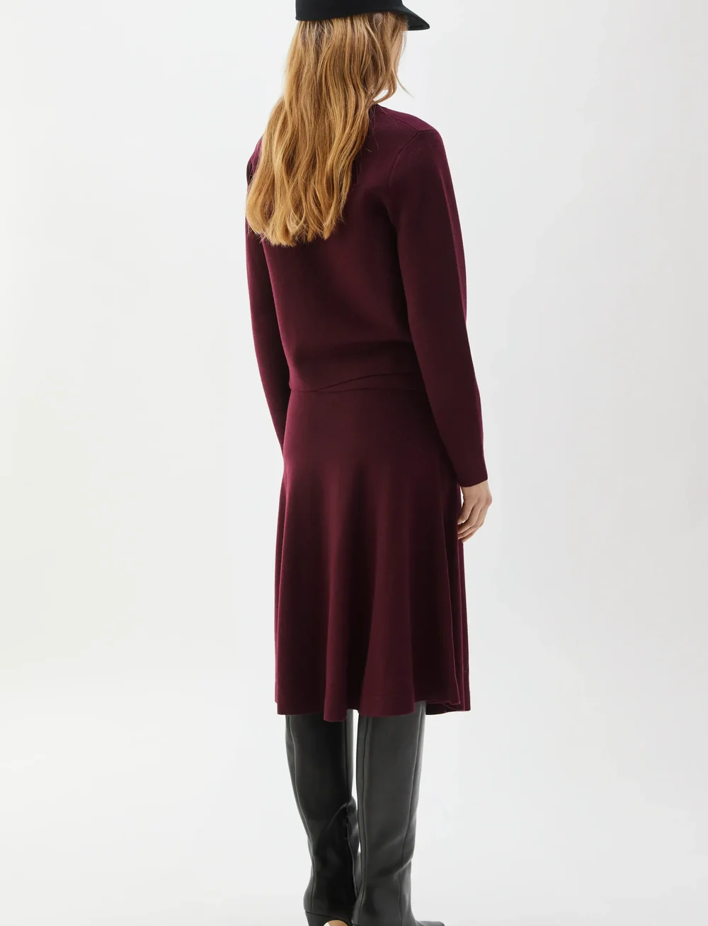 BUSNEL - ARIA cardigan Contrast - koftor - bordeaux - 3