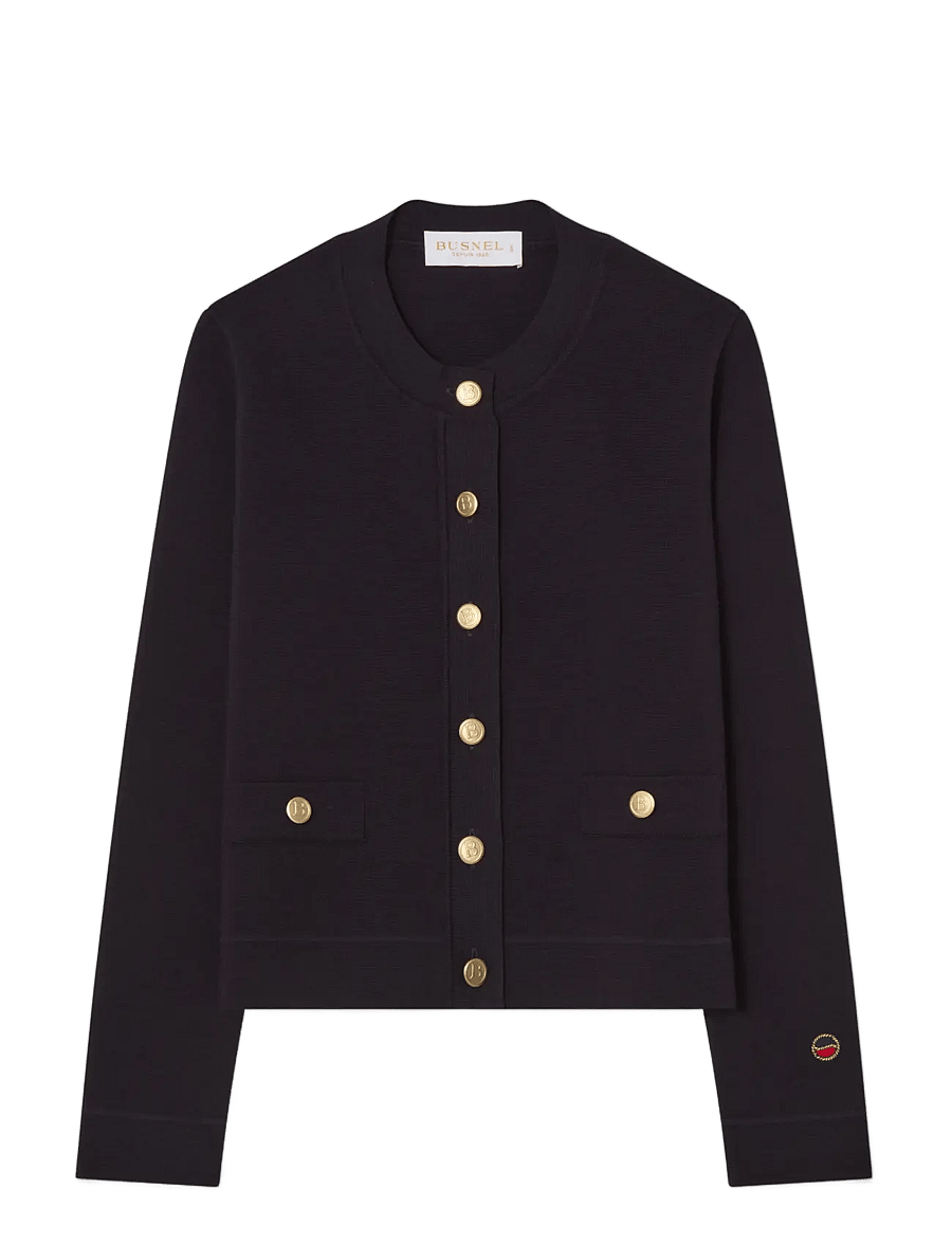 BUSNEL - ARIA cardigan - marine - 1