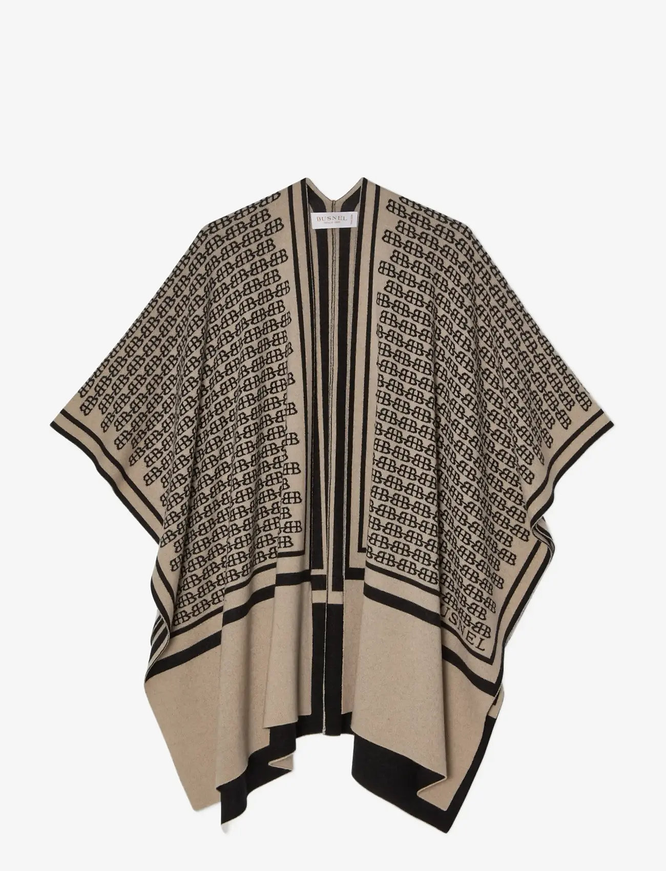 BUSNEL - GARNETTE poncho BB JAQUAR - takit - fudge/black - 1