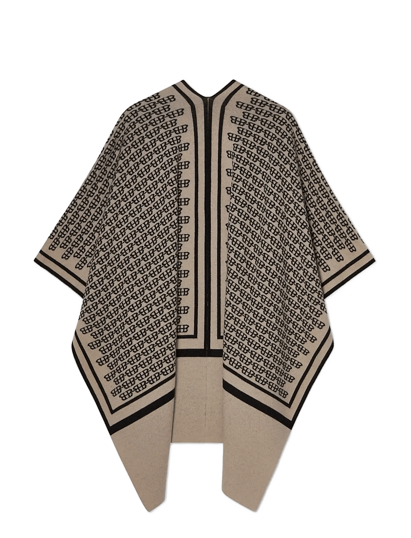 BUSNEL - GARNETTE poncho BB JAQUAR - takit - fudge/black - 2