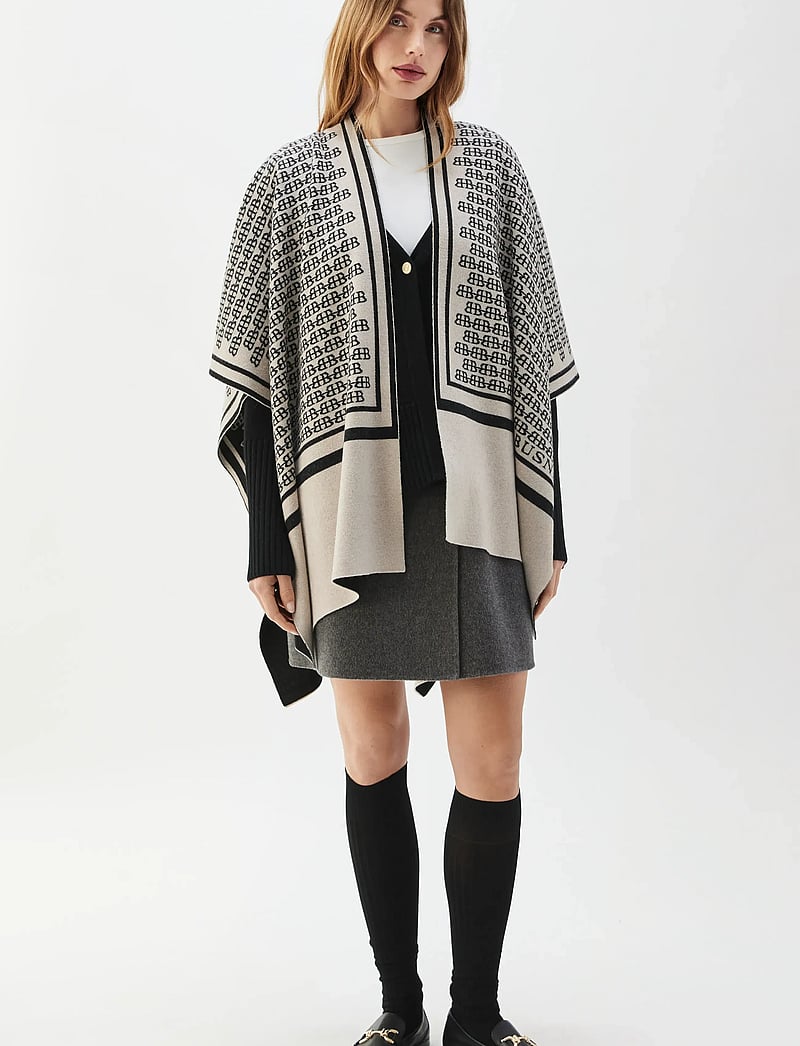 BUSNEL - GARNETTE poncho BB JAQUAR - takit - fudge/black - 0