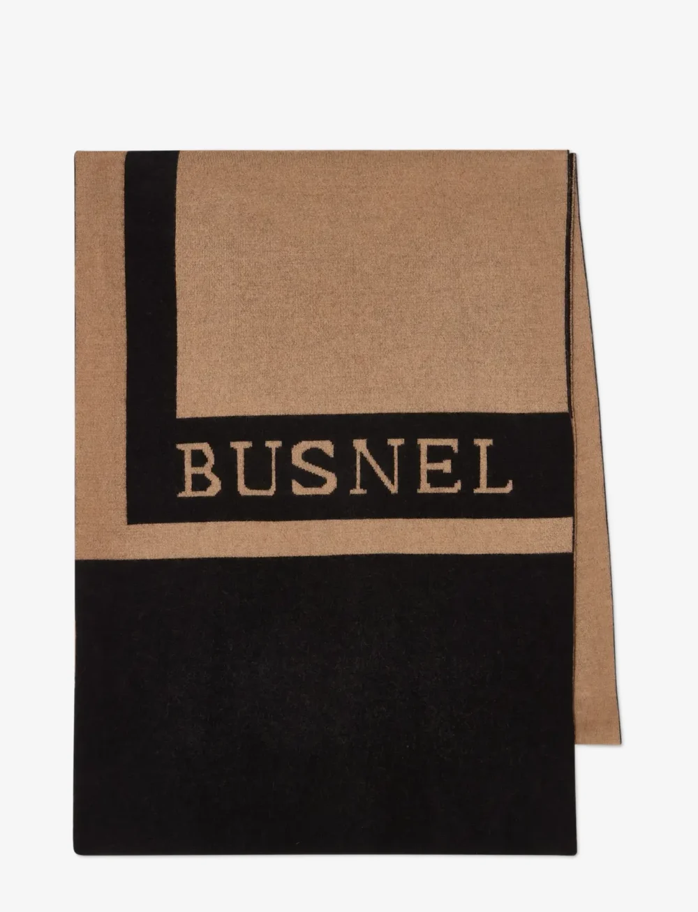 BUSNEL - CHERISH scarf - mode trends - black/ salty caramel - 1