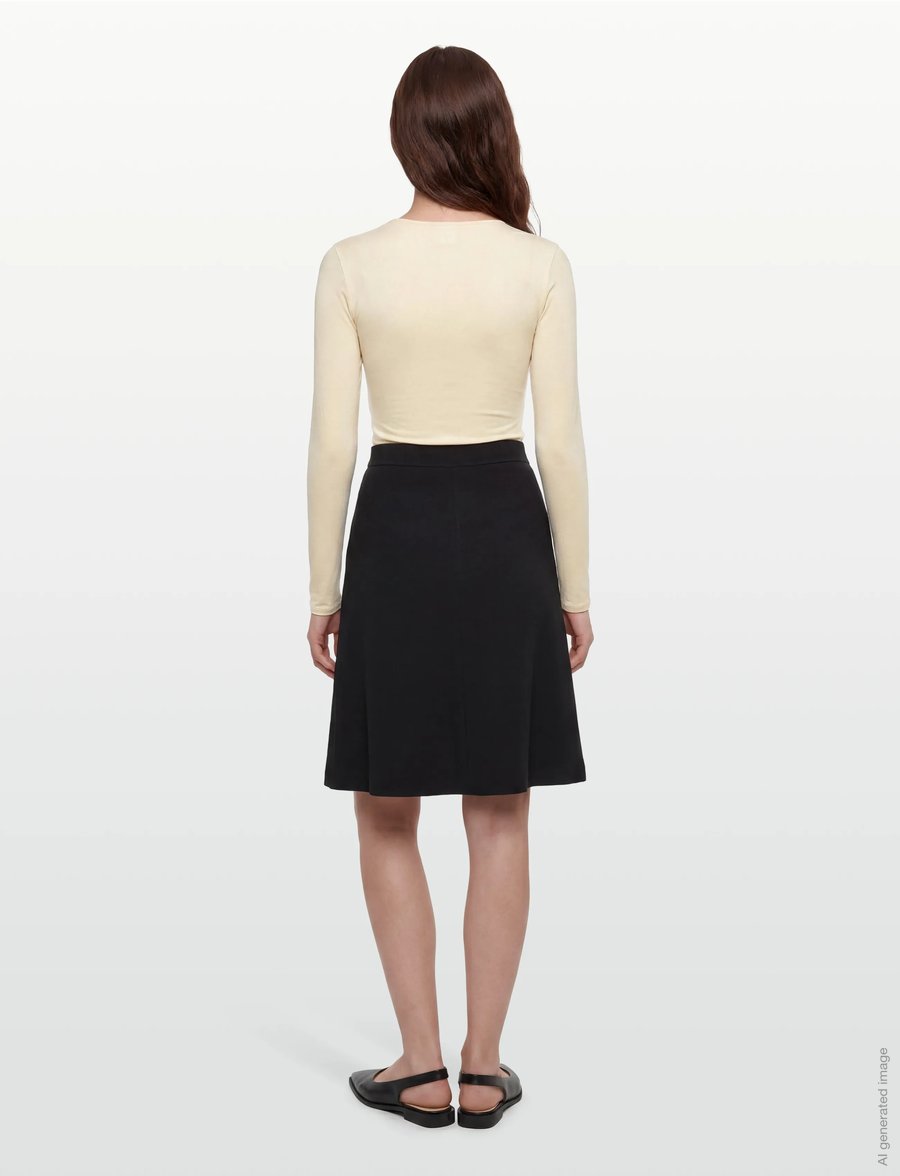 BUSNEL - CLAIRE skirt - midi-röcke - black - 4