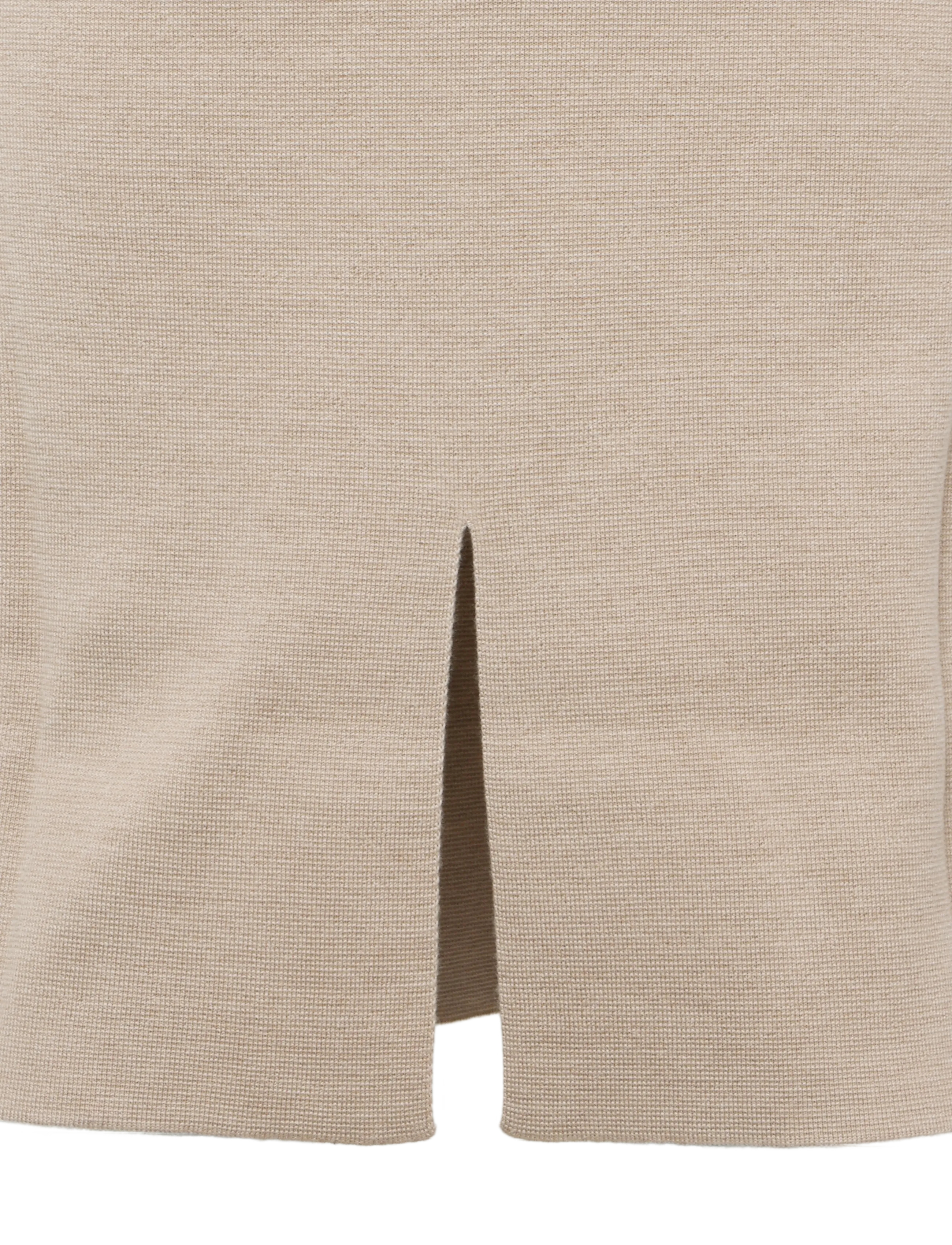 BUSNEL - MAJKEN skirt - stickade kjolar - oat - 2