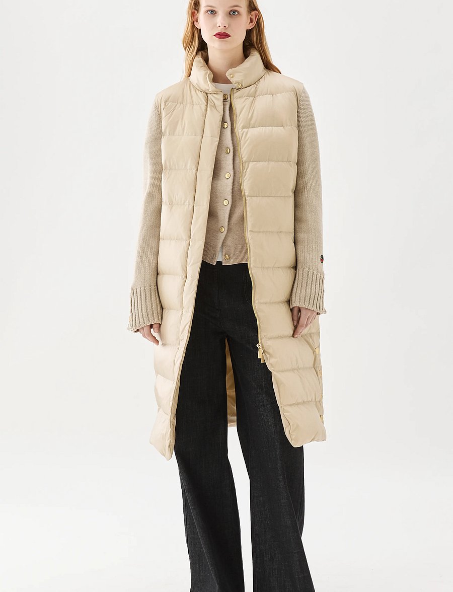 BUSNEL - CELIA down coat - light beige - 0