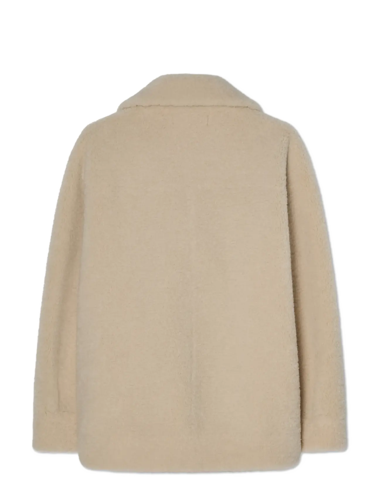 BUSNEL - MEI sherling jacket - fuskpäls - ecru - 2