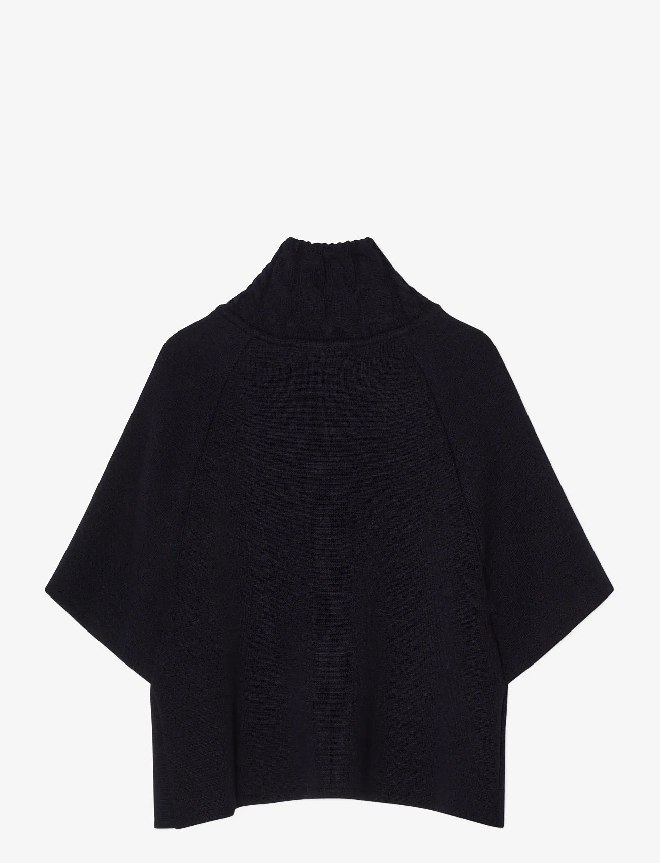 BUSNEL - LISALOU cableknit collar cape - trøjer - marine - 2