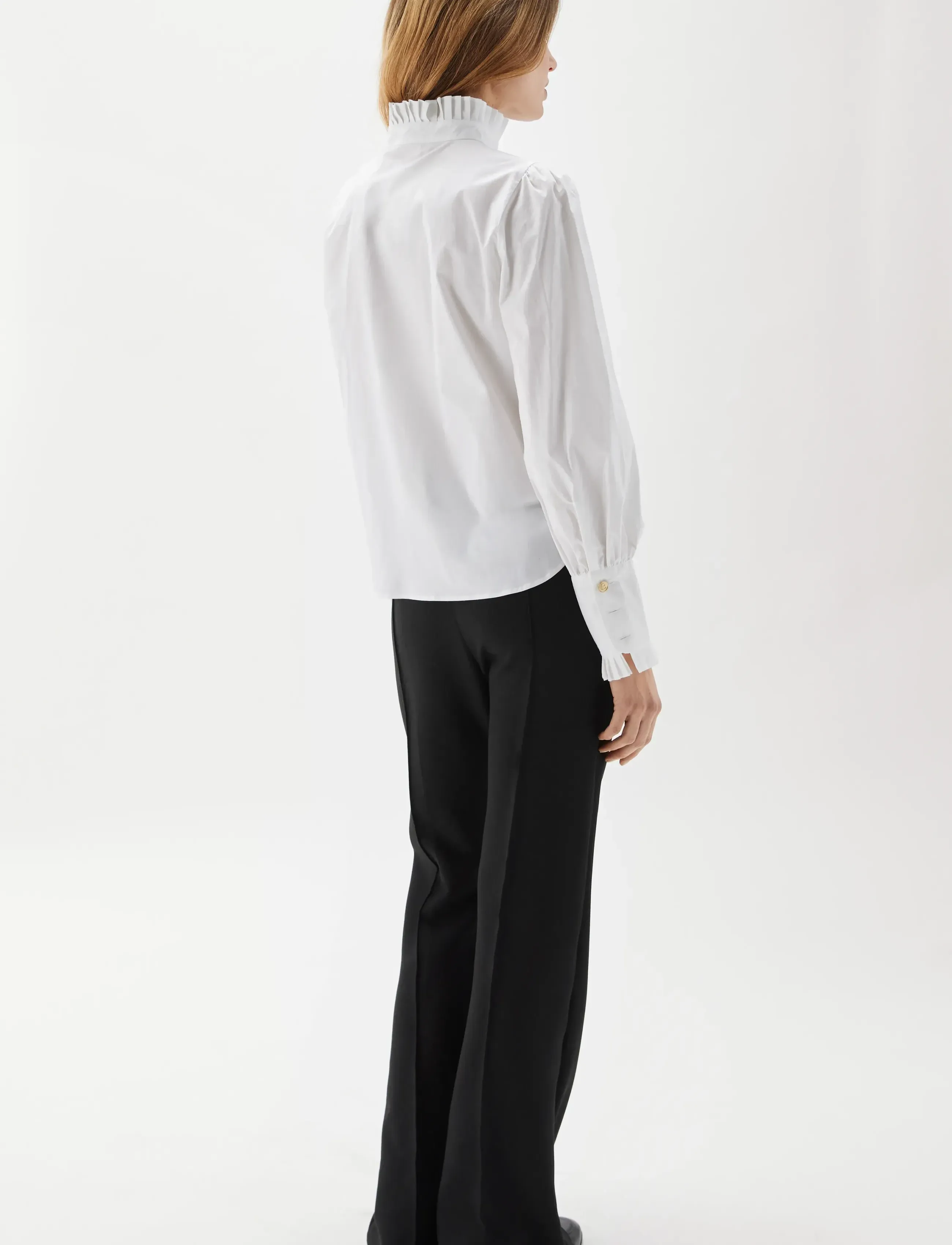 BUSNEL - MAIRA plissé blouse - white - 3