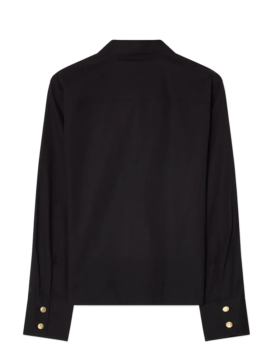BUSNEL - NICOLINE plissé blouse - black - 2