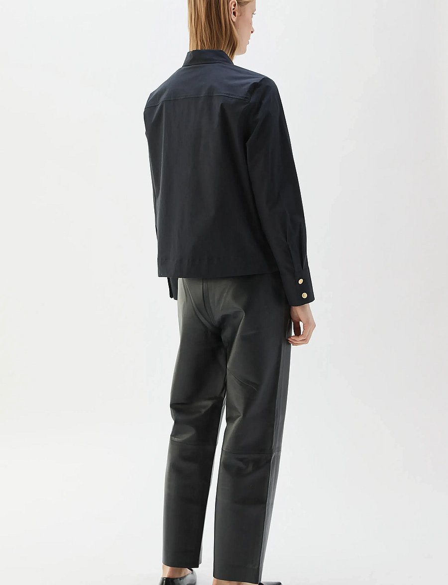 BUSNEL - NICOLINE plissé blouse - black - 3