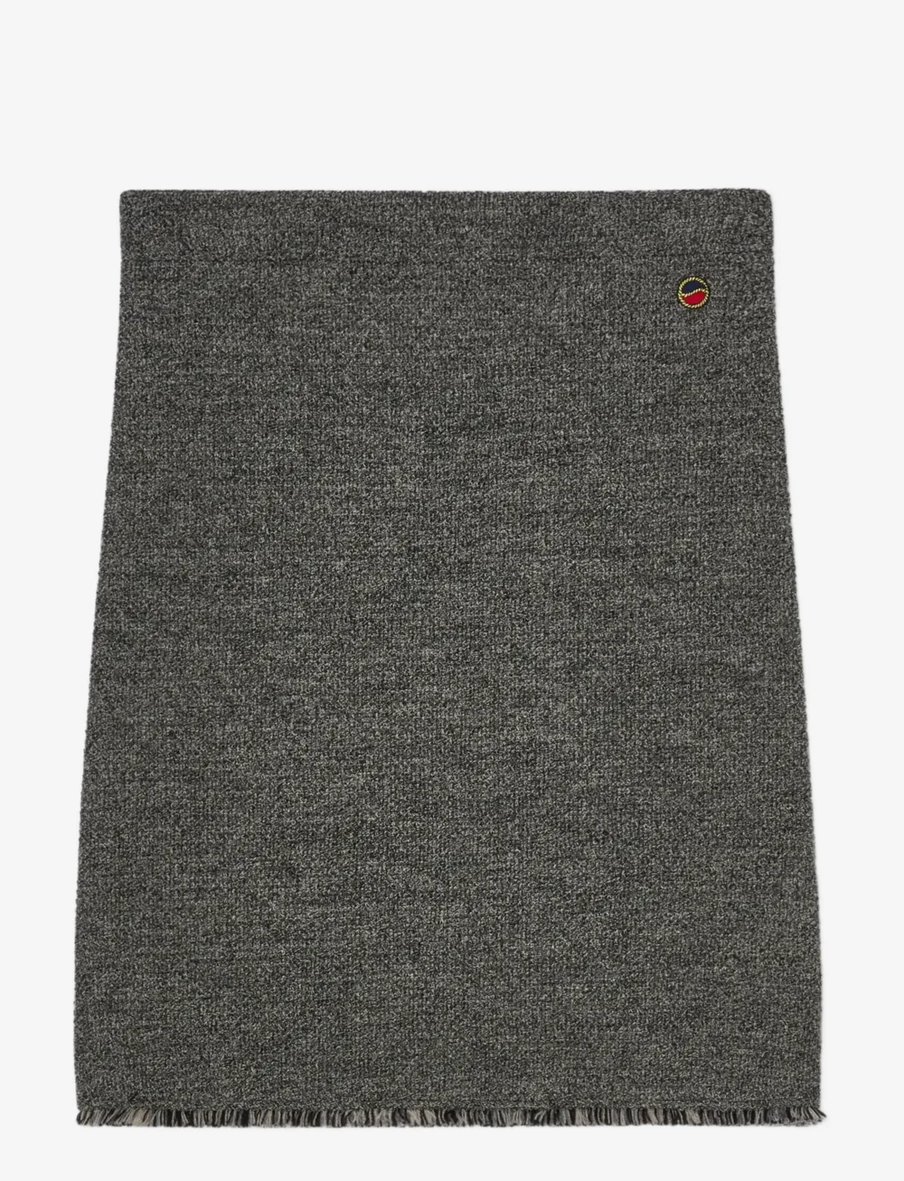 BUSNEL - LUCKY tweed skirt - stickade kjolar - salt & pepper - 0