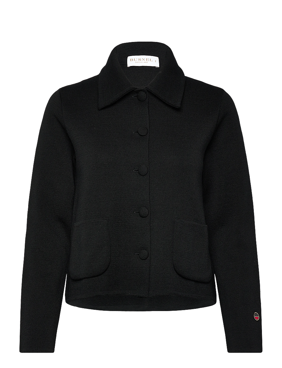BUSNEL - CATHERINE jacket Silver Birch - koftor - black - 1