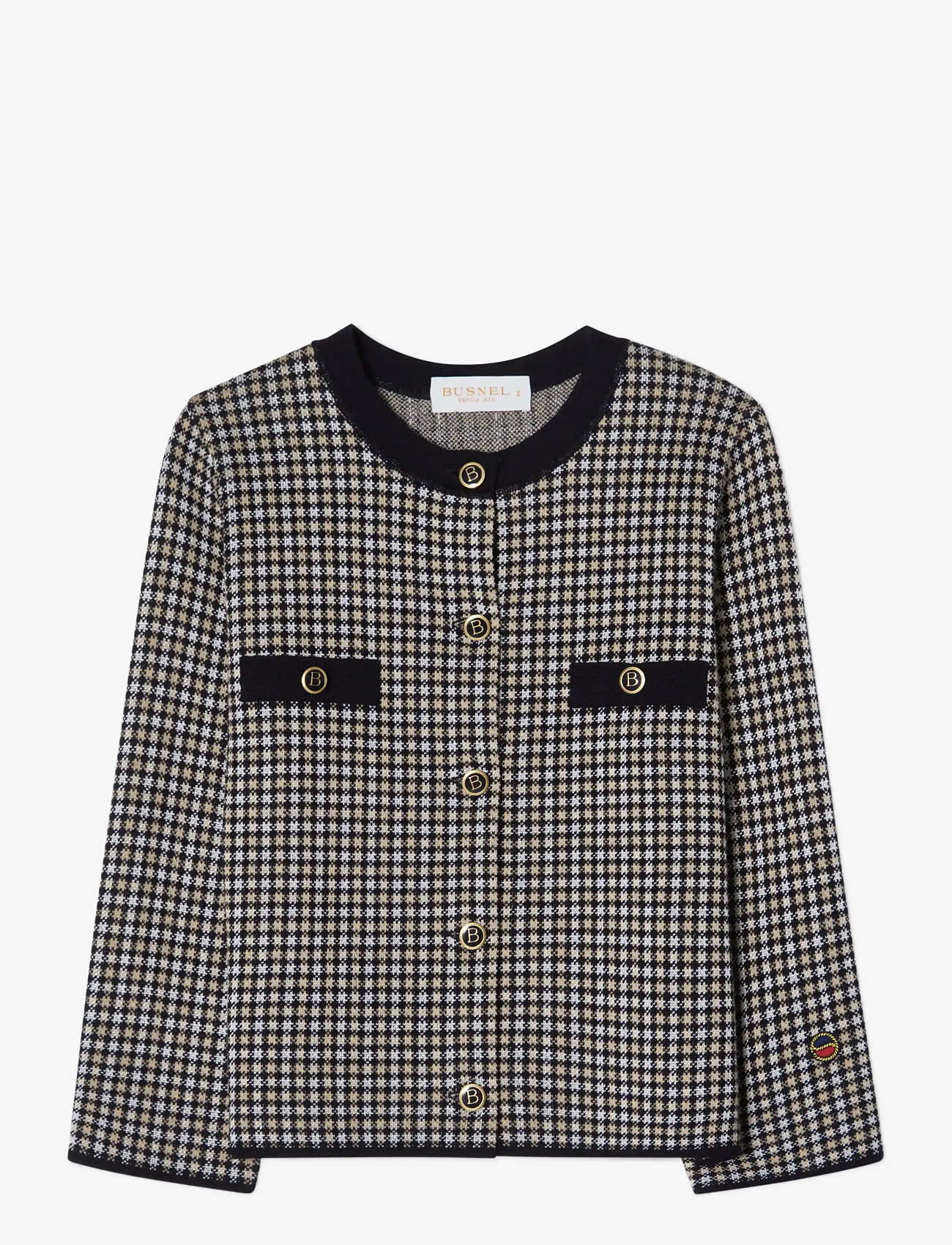 BUSNEL - ELLE jacket pepita - vårjackor - pepita marine - 1