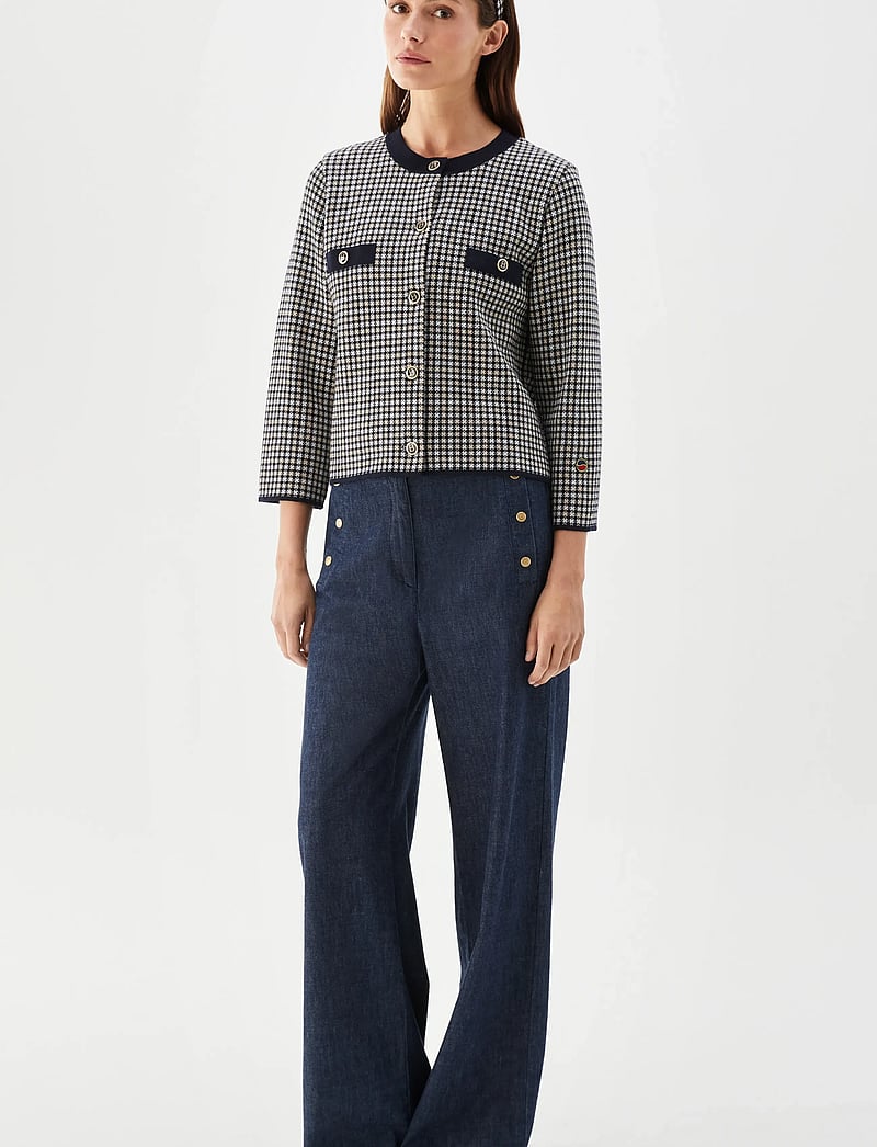 BUSNEL - ELLE jacket pepita - vårjackor - pepita marine - 0