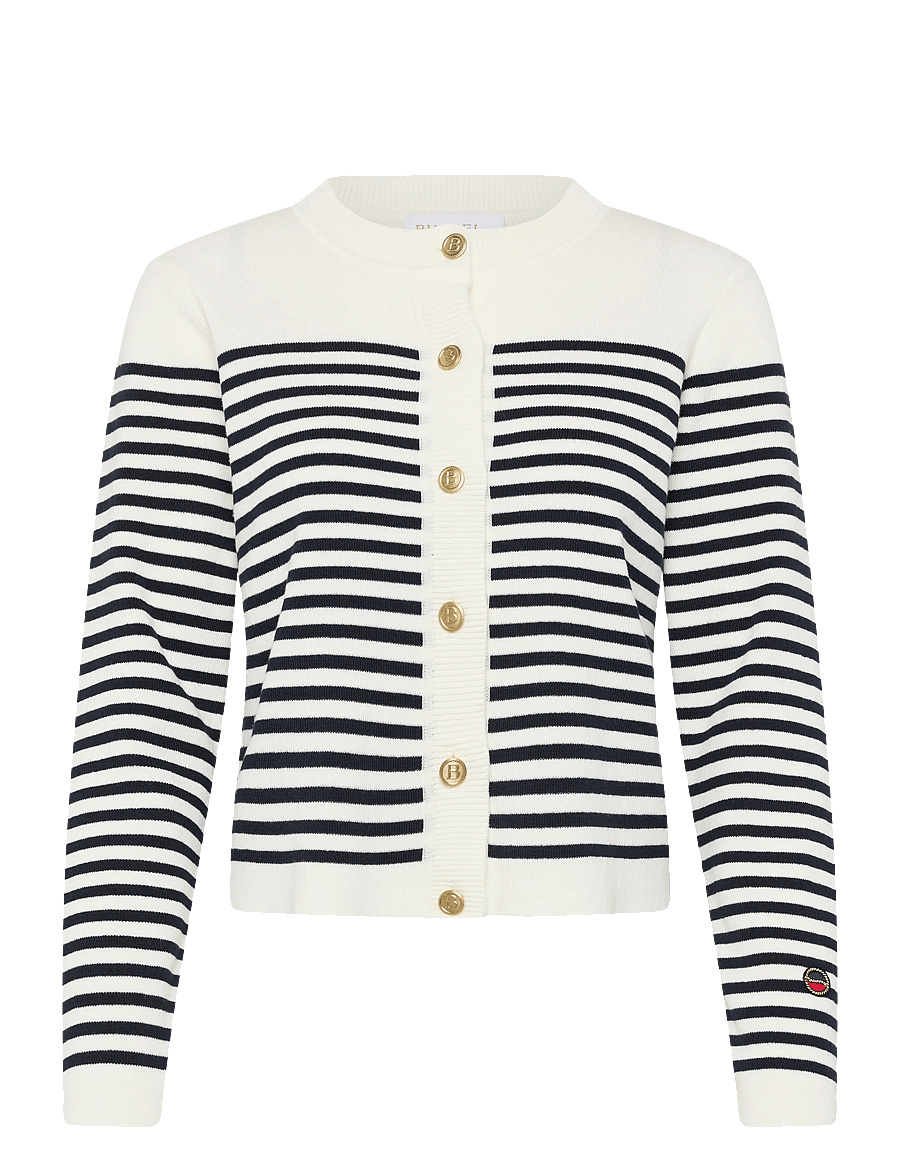 BUSNEL - LIZZIE cardigan - cardigans - ecru/marine - 0