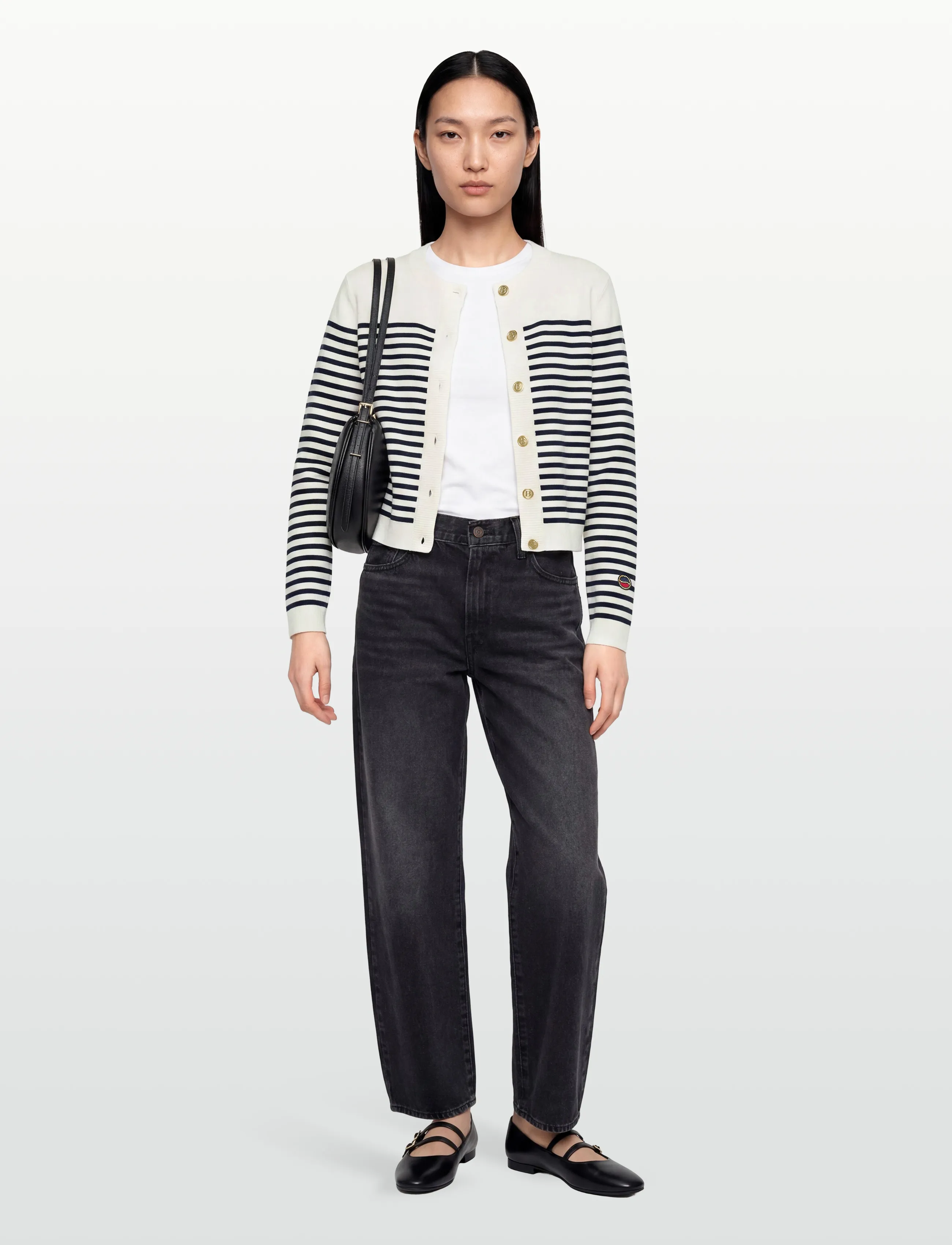BUSNEL Lizzie Cardigan, 40, Cream, Strik > Cardigans, Dame