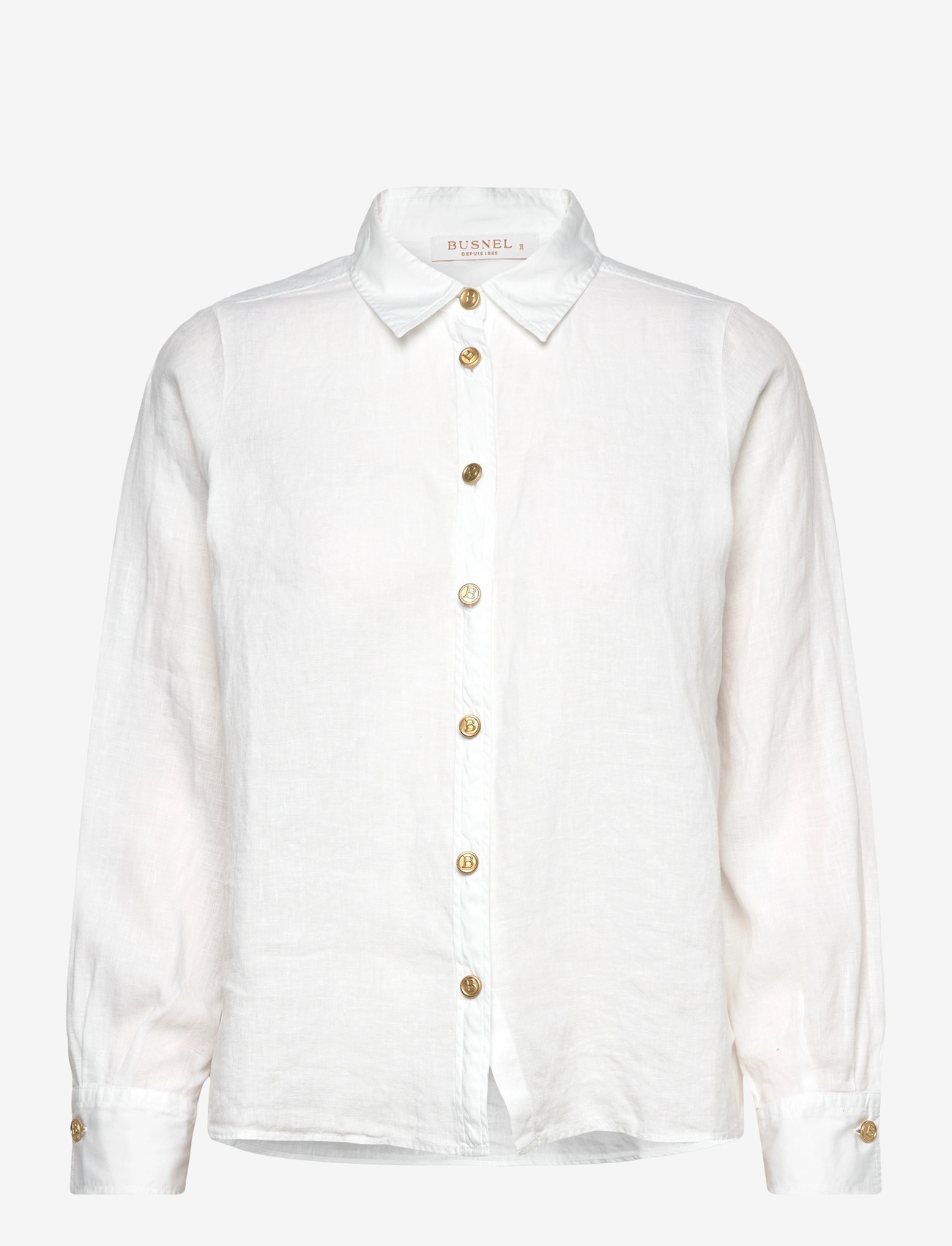 BUSNEL - NENNE blouse - denim shirts - white - 0
