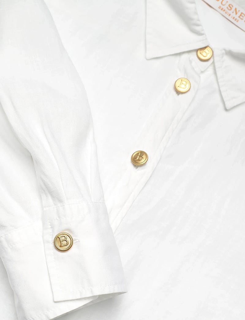 BUSNEL - NENNE blouse - pitkähihaiset paidat - white - 2