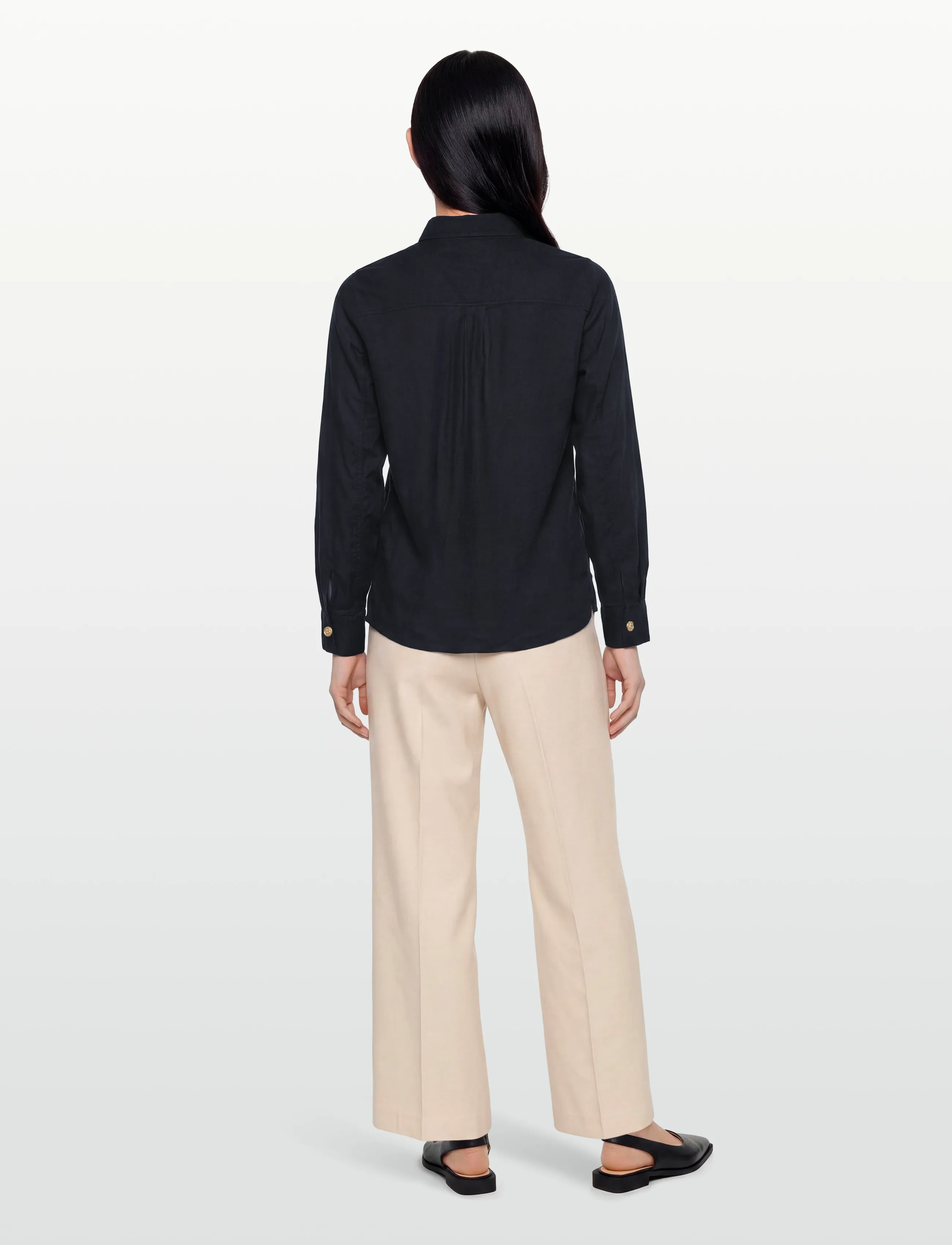 BUSNEL - NENNE blouse - teksasärgid - marine - 4