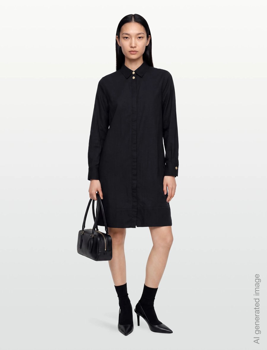 BUSNEL - RAVEN dress - midi-kleider - marine - 0