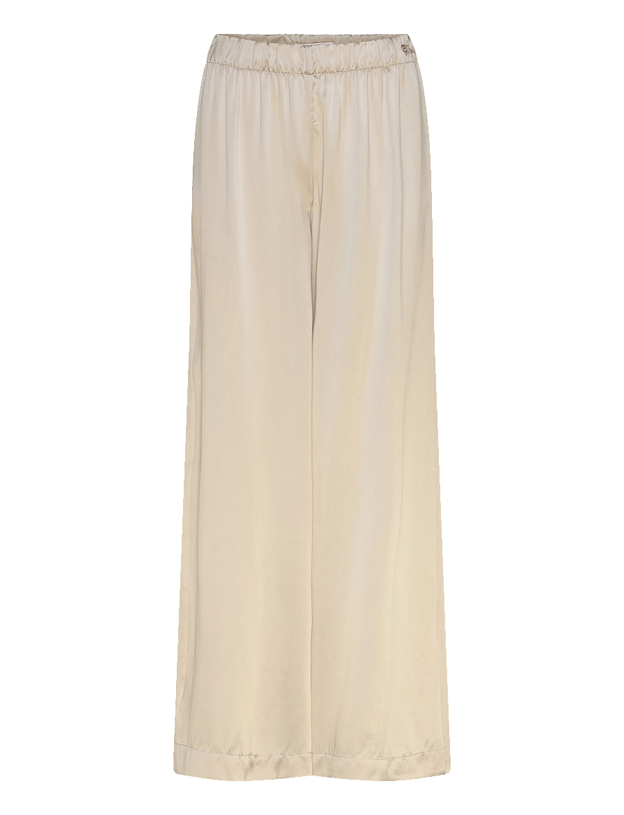 BUSNEL - ISABELLA silk trouser - wide leg trousers - silver birch - 1