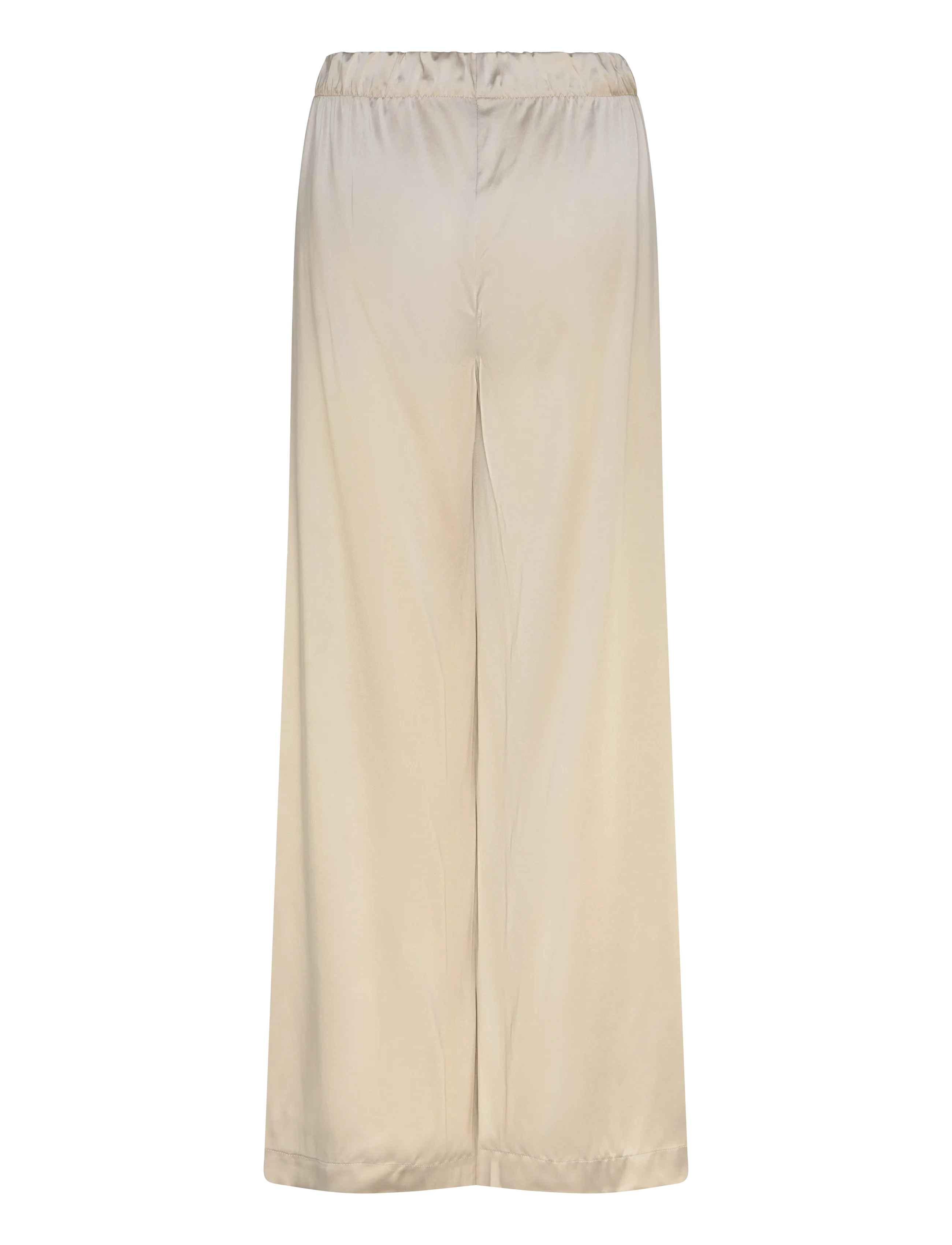 BUSNEL - ISABELLA silk trouser - buxur með víðum skálmum - silver birch - 2