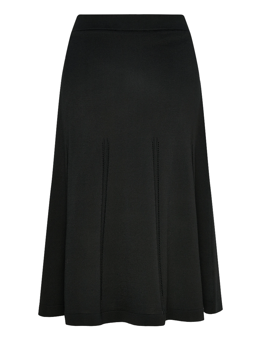 BUSNEL - DELLA skirt - midinederdele - black - 2