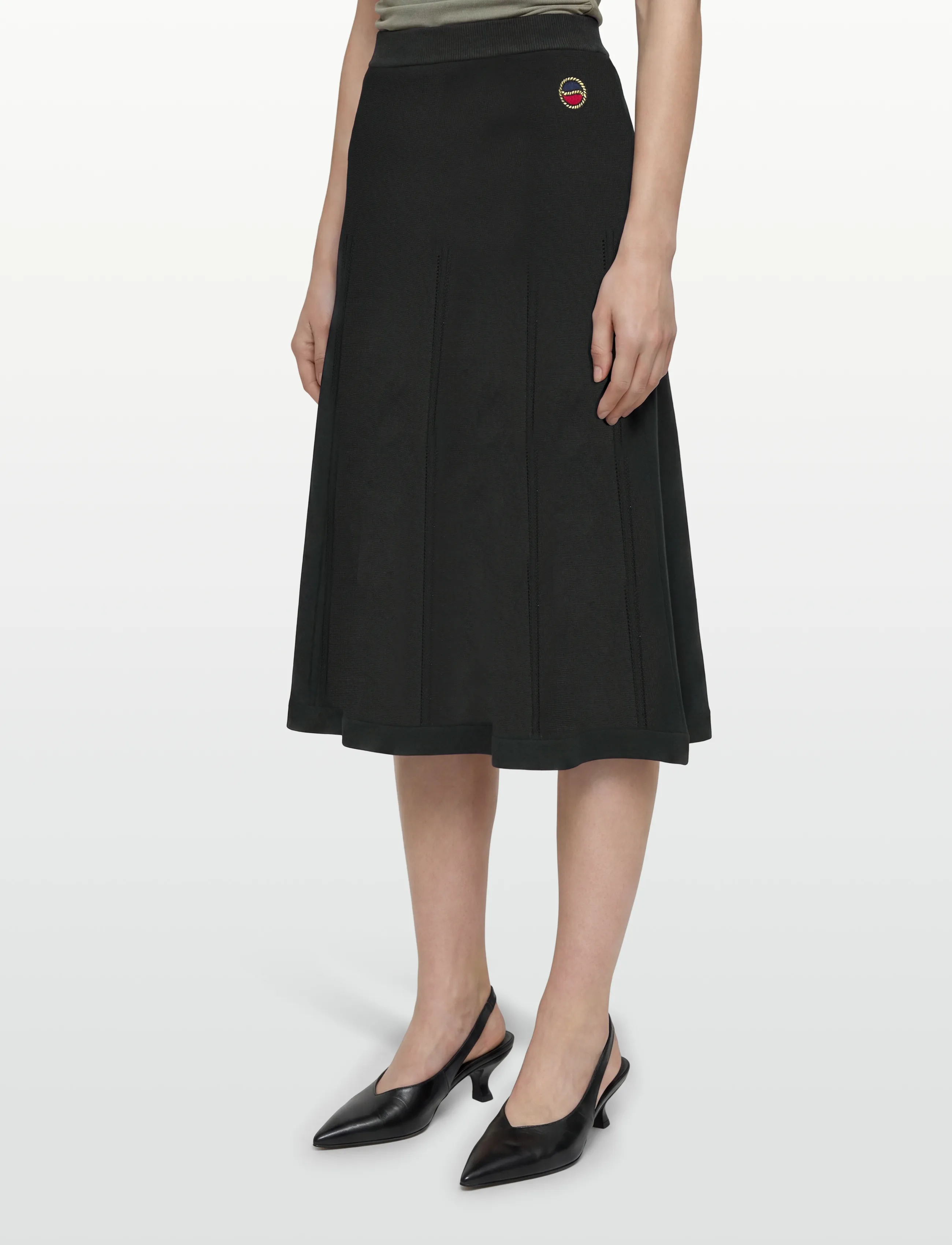 BUSNEL - DELLA skirt - midi-röcke - black - 3