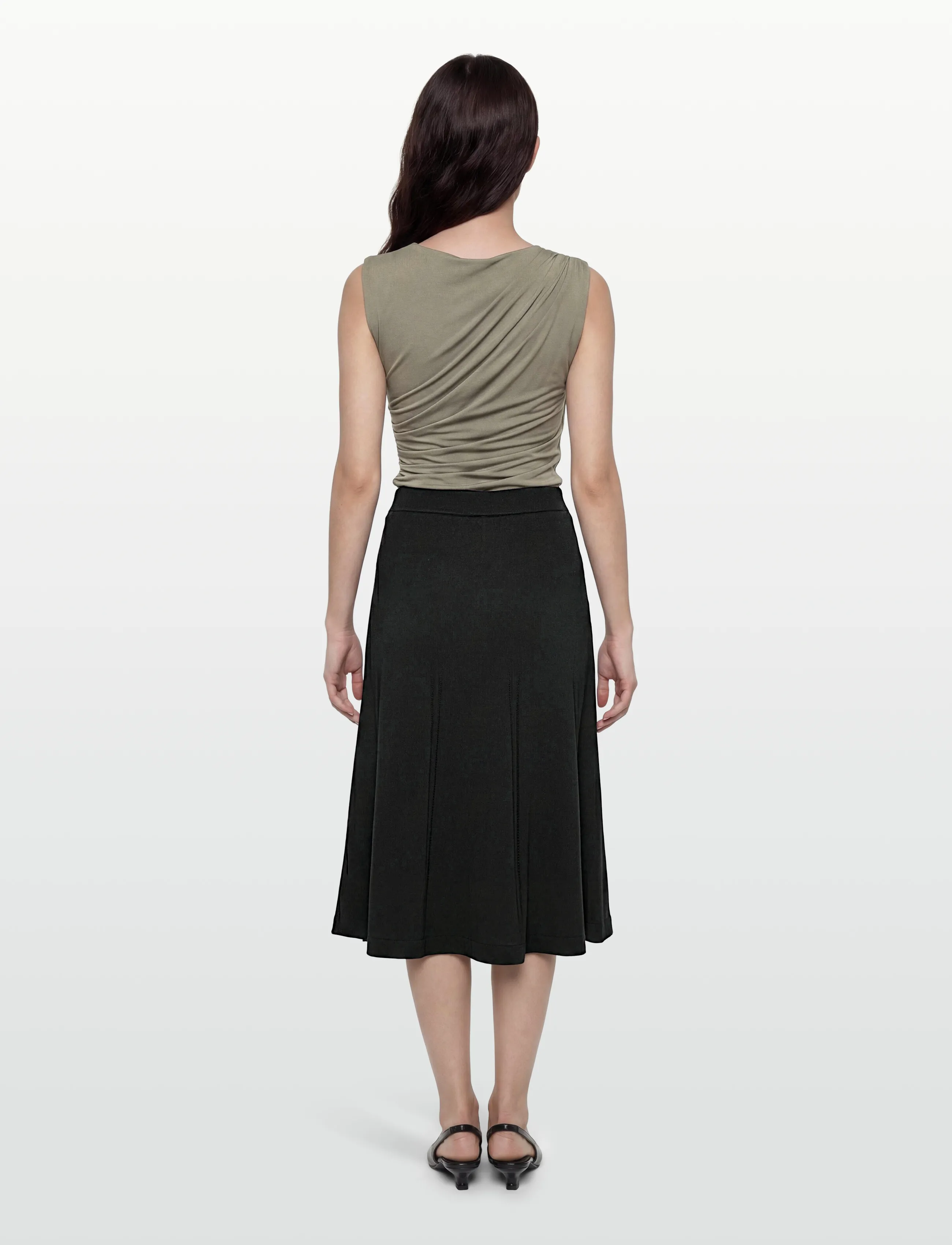 BUSNEL - DELLA skirt - midi-röcke - black - 4