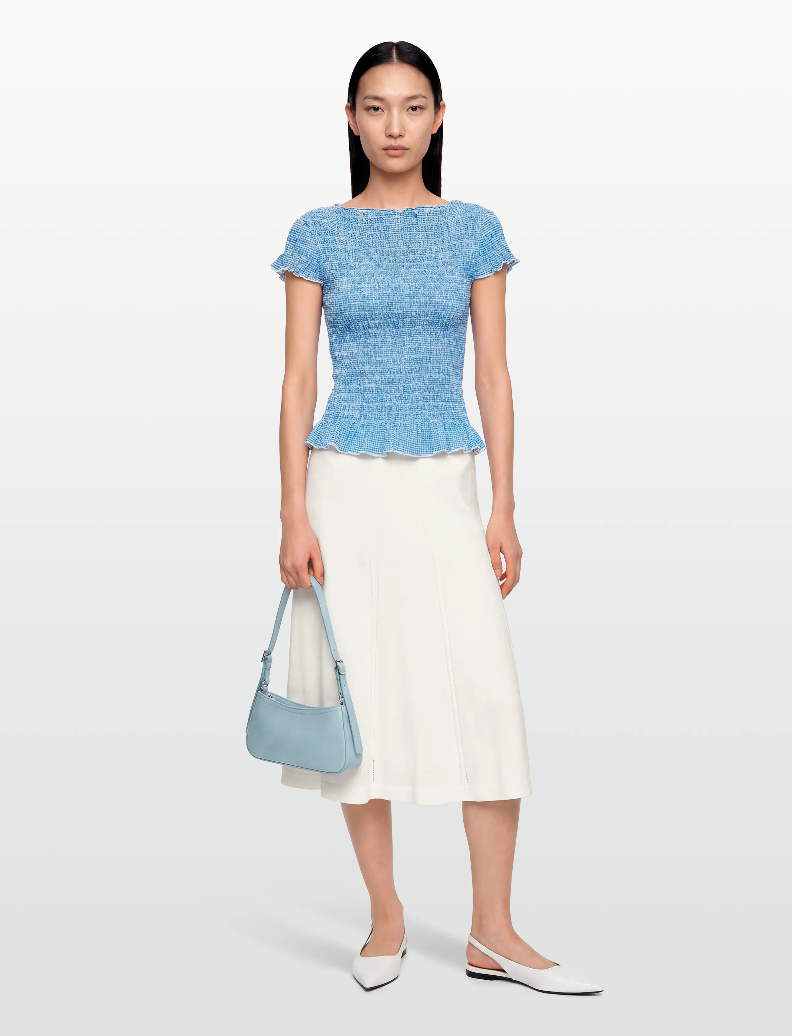 BUSNEL DELLA skirt - Nederdele - ECRU / cream