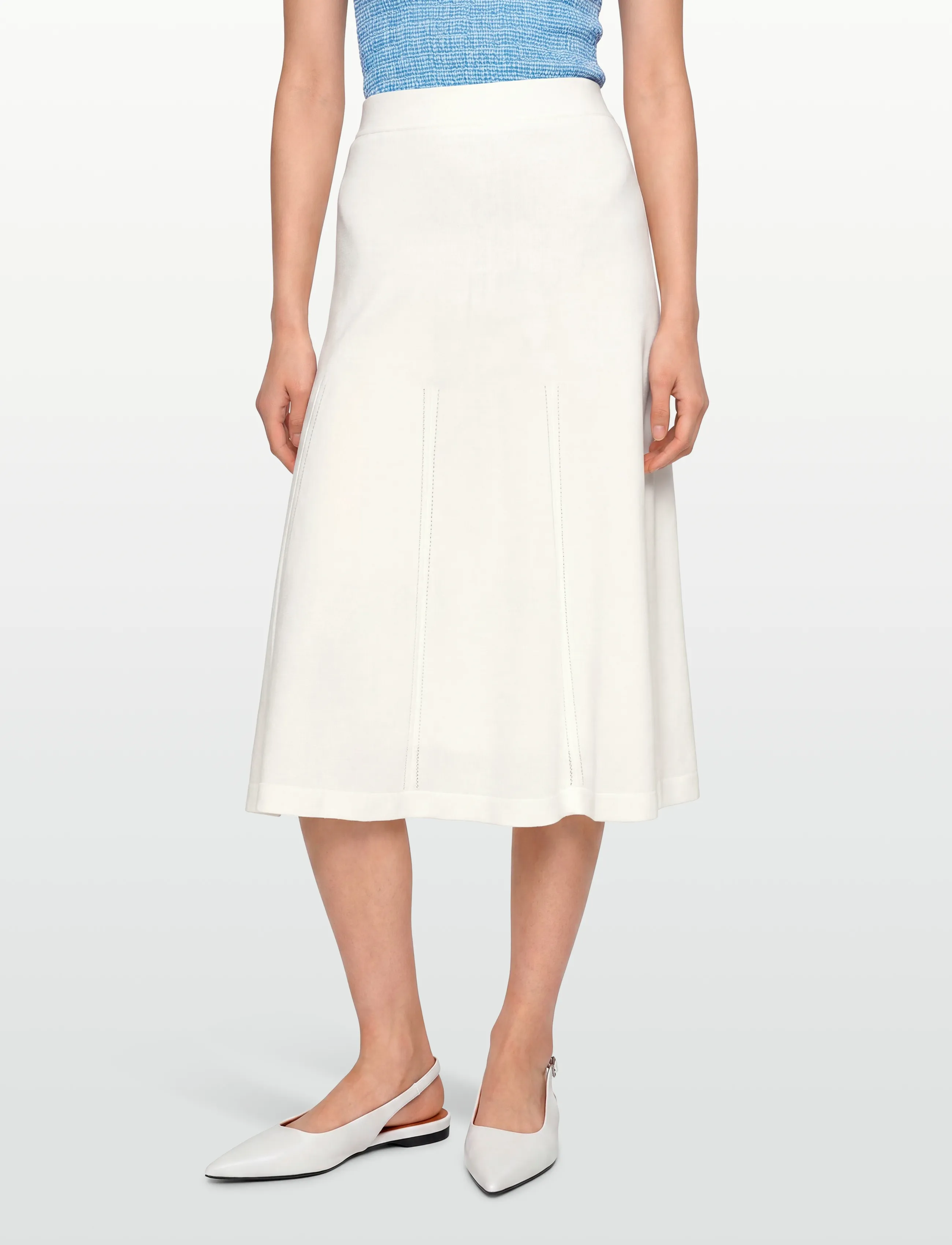 BUSNEL - DELLA skirt - kootud seelikud - ecru - 3