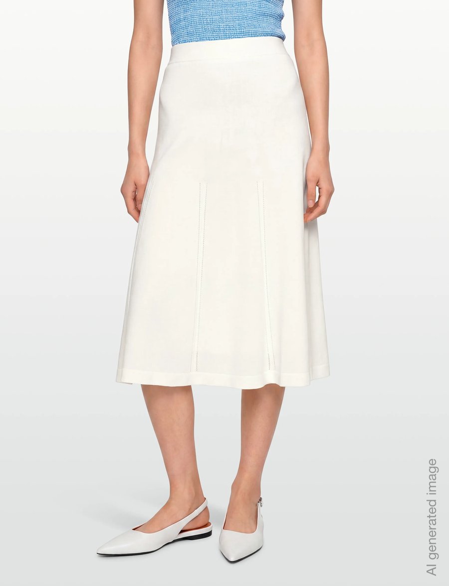 BUSNEL - DELLA skirt - kootud seelikud - ecru - 3