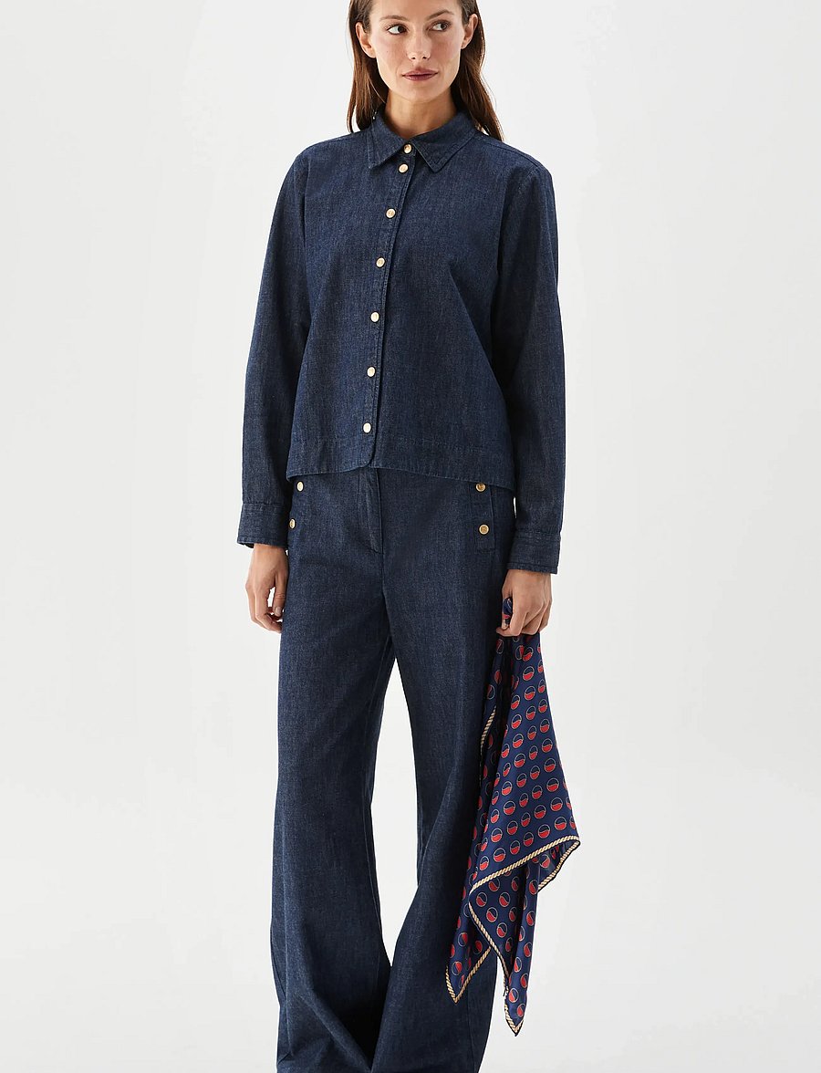 BUSNEL - POPPY denim shirt - paidat - denim - 0