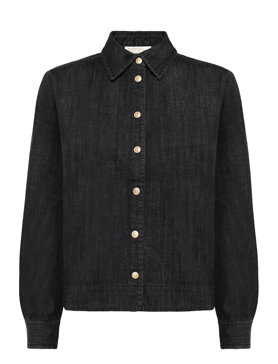 BUSNEL - POPPY shirt - jeansskjortor - black - 0