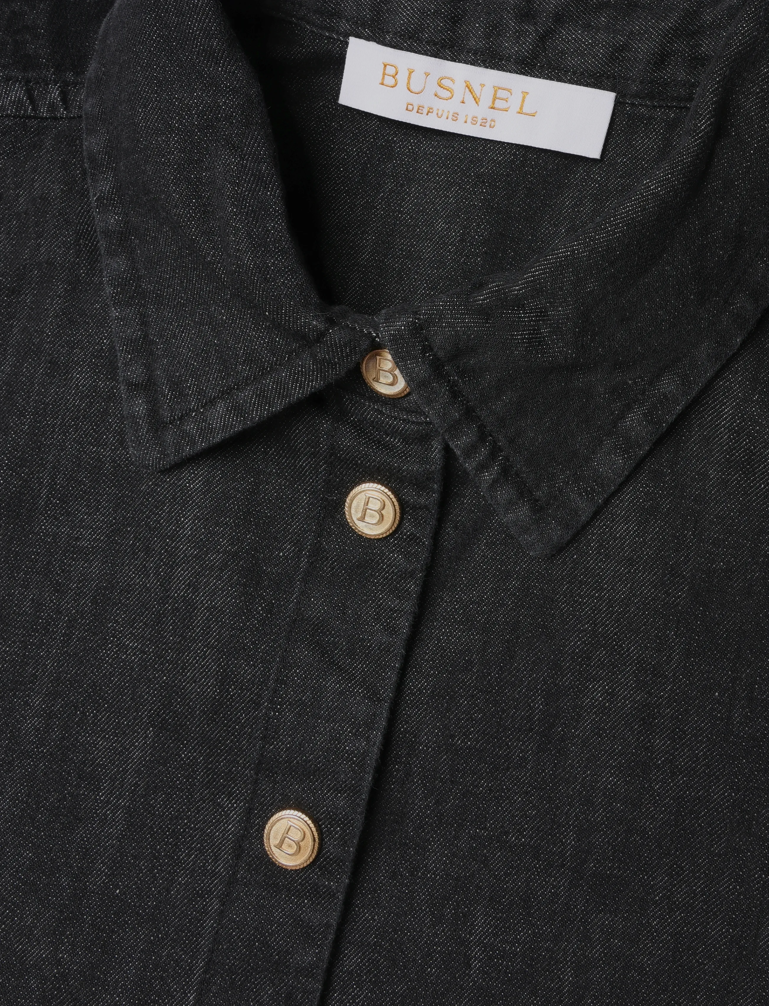 BUSNEL - POPPY shirt - jeansskjortor - black - 2