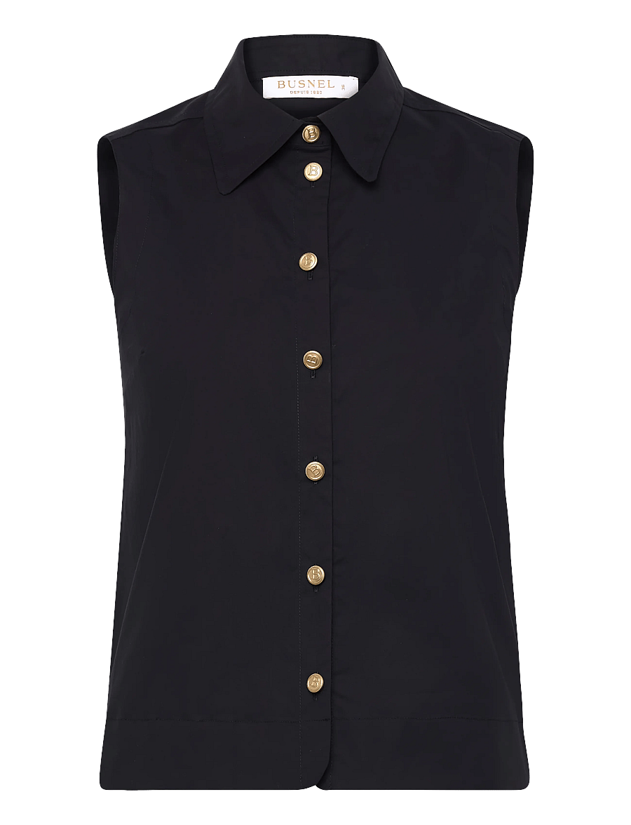 BUSNEL - ODELIA top - varrukateta pluusid - marine - 1