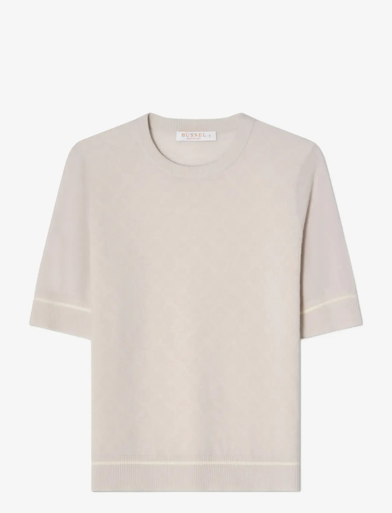 BUSNEL - PAULINA top - t-shirts & tops - silver birch / ecru - 1