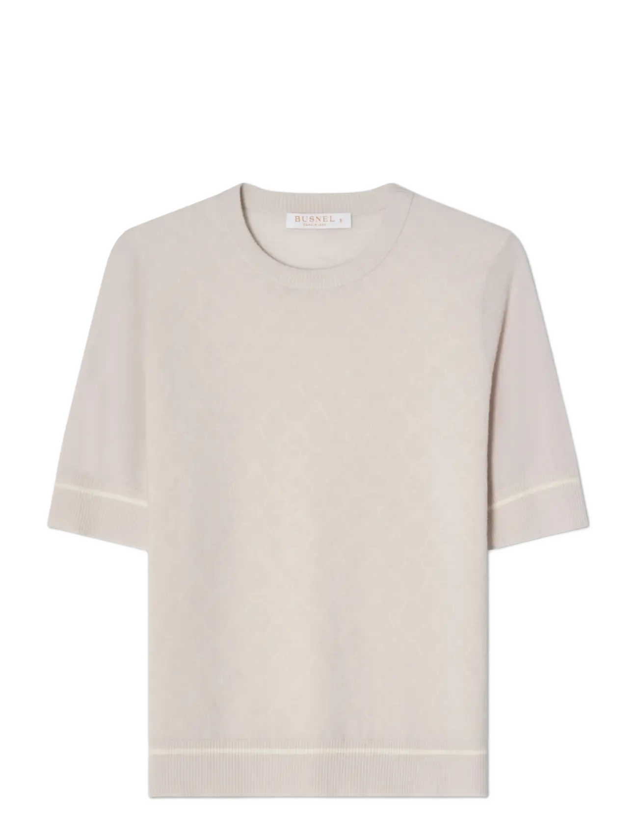 BUSNEL PAULINA top - Uus - SILVER BIRCH / ECRU / cream