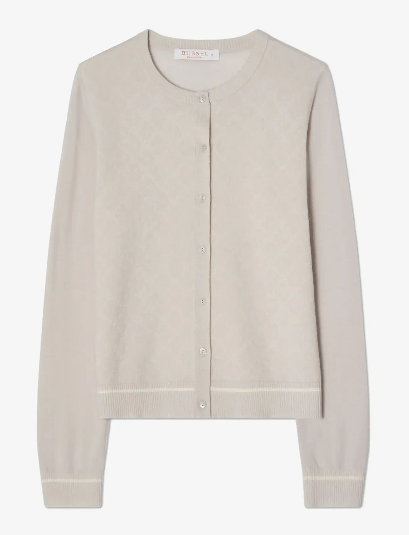BUSNEL - PENELOPE cardigan - cardigans - silver birch / ecru - 1