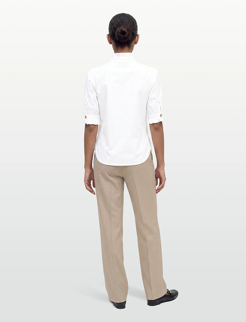 BUSNEL - MICA blouse - lühikeste varrukatega pluusid - white - 4