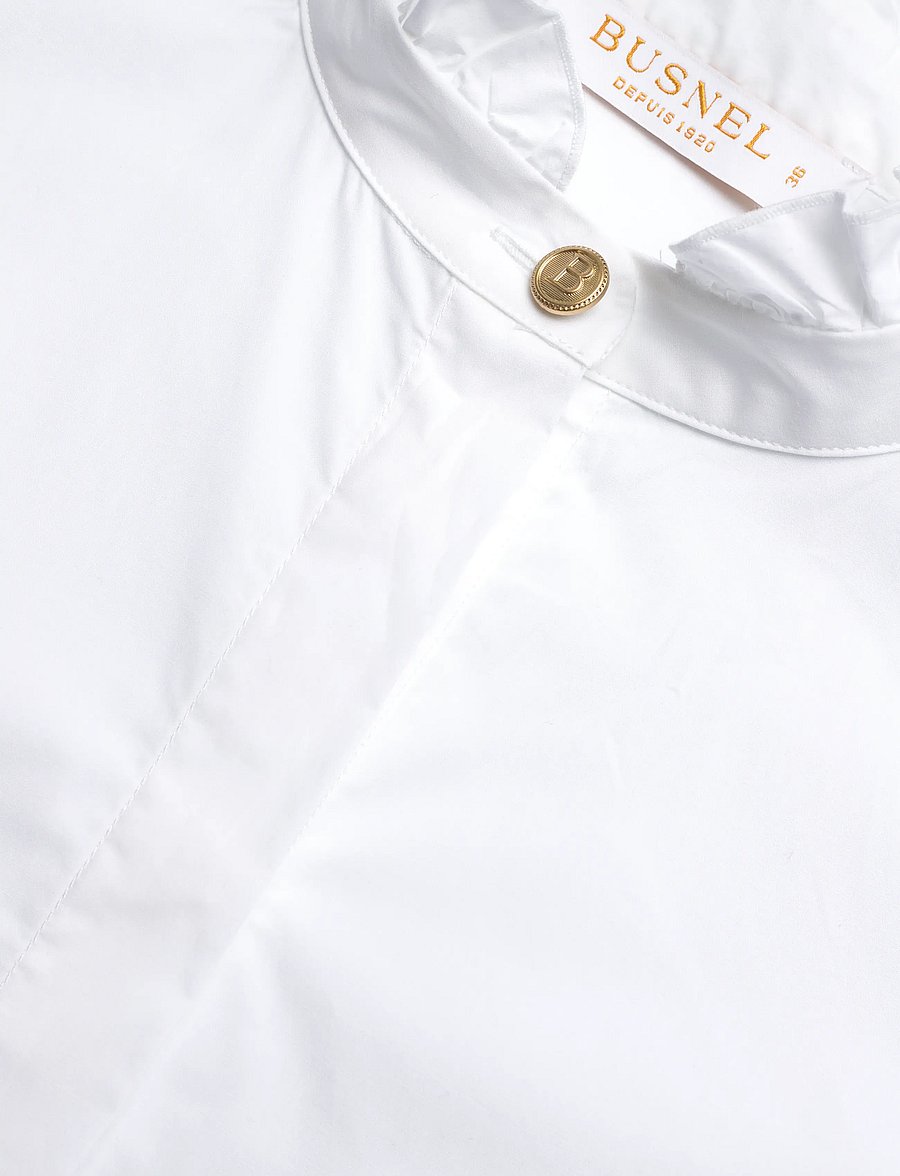 BUSNEL - MICA blouse - lyhythihaiset puserot - white - 5