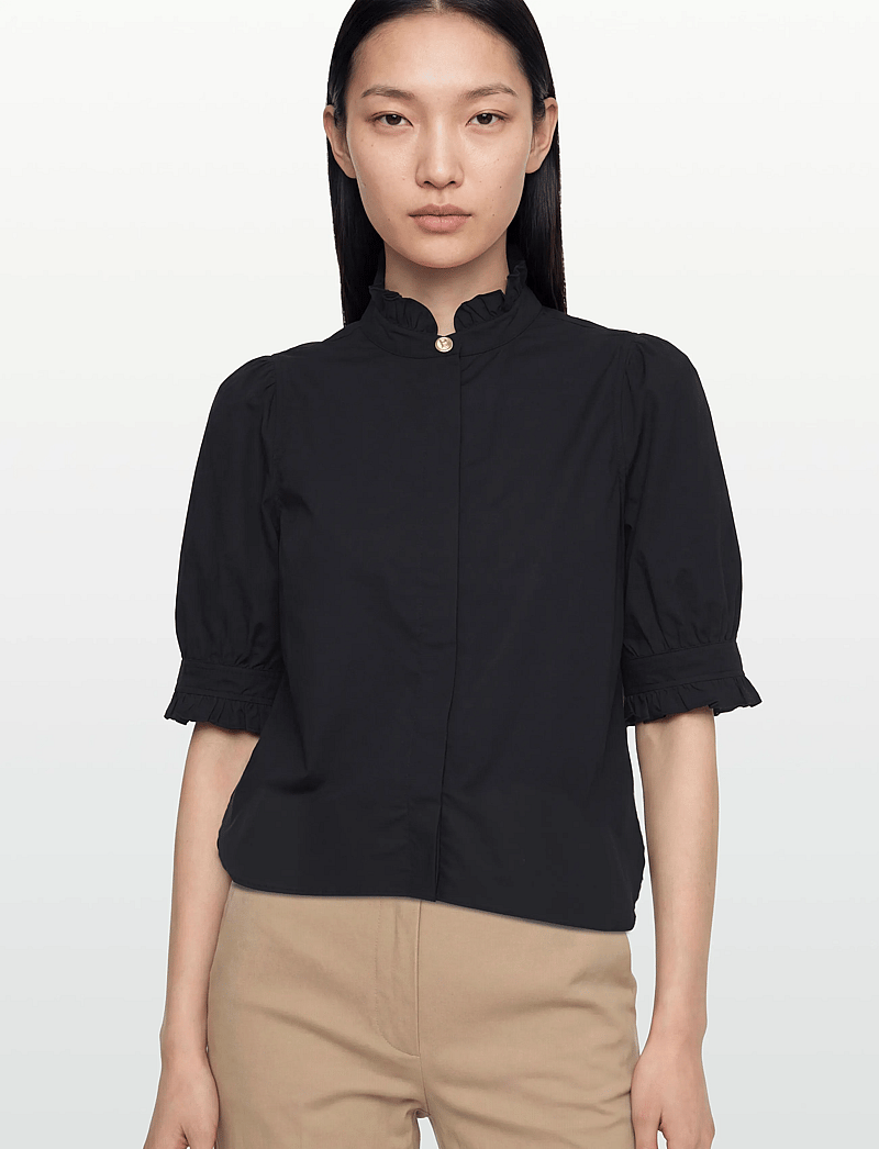BUSNEL - MICA blouse - kortærmede bluser - marine - 3