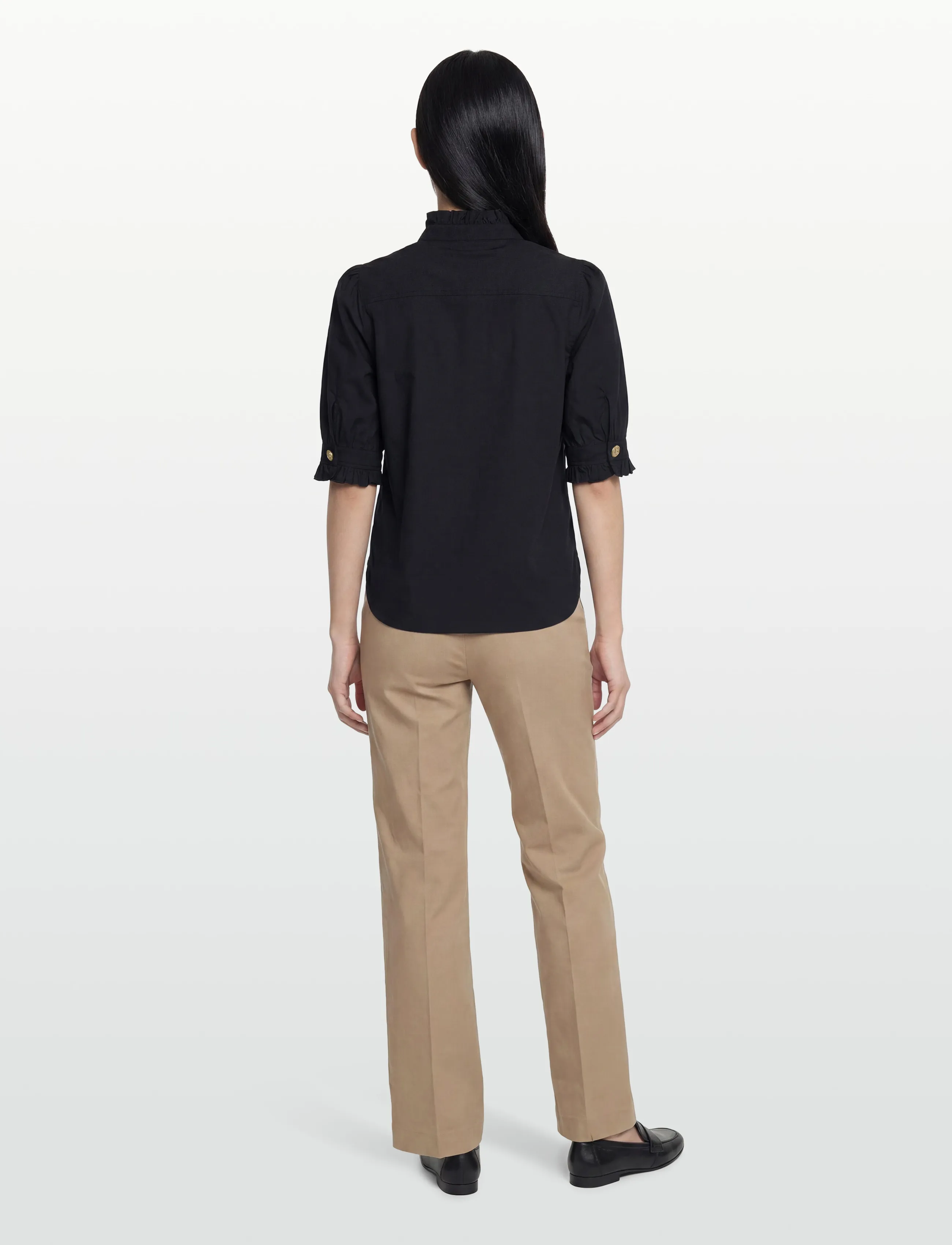 BUSNEL - MICA blouse - kortærmede bluser - marine - 4