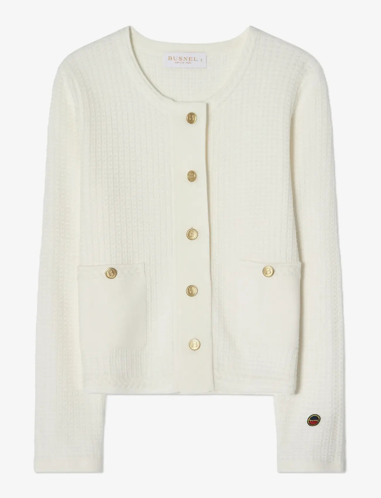 BUSNEL - ESTELLE cardigan - cardigans - ecru - 1